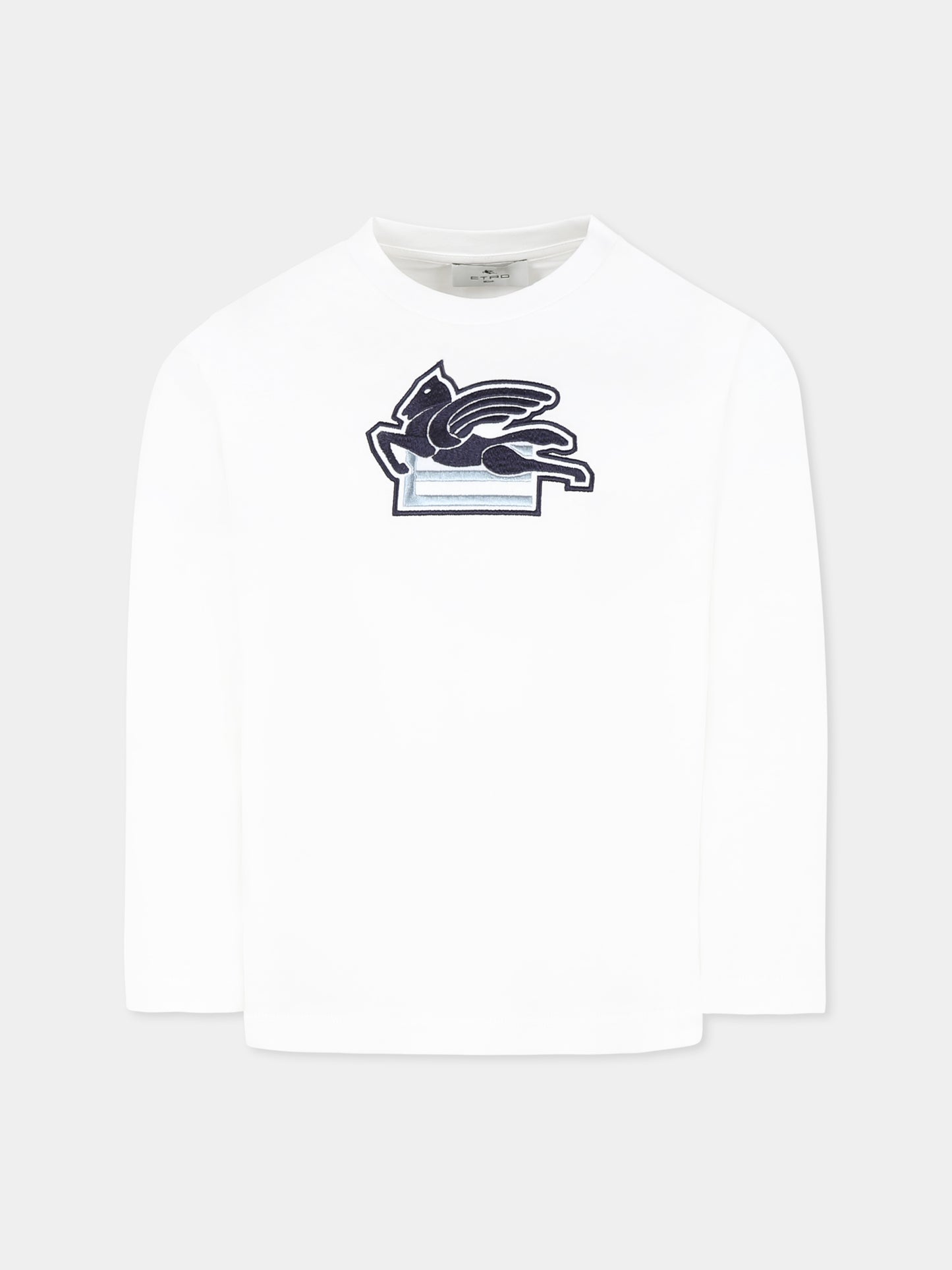 T-shirt ivoire pour  garçon avec Pégase