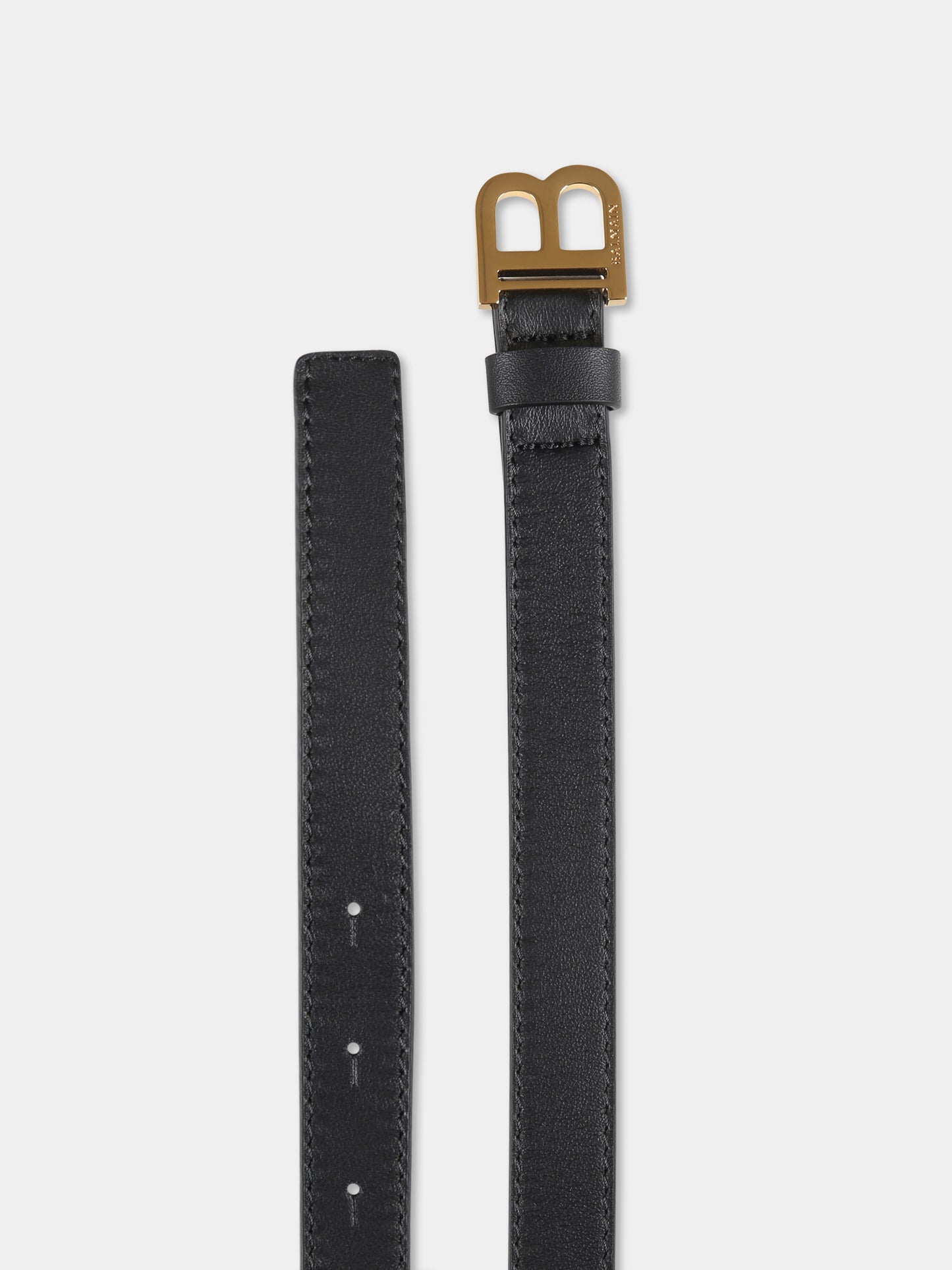 Cénture noire pour fille avec logo