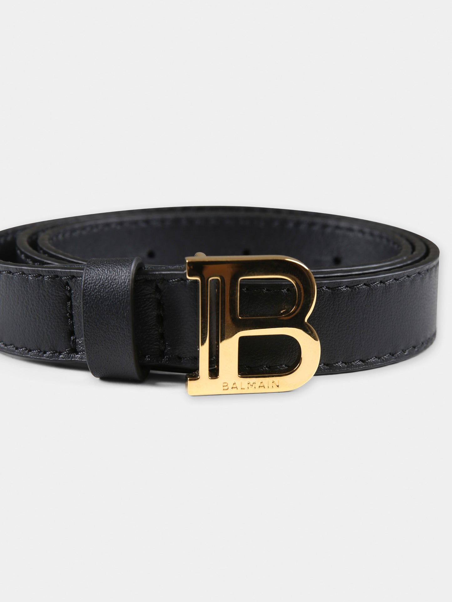 Cénture noire pour fille avec logo