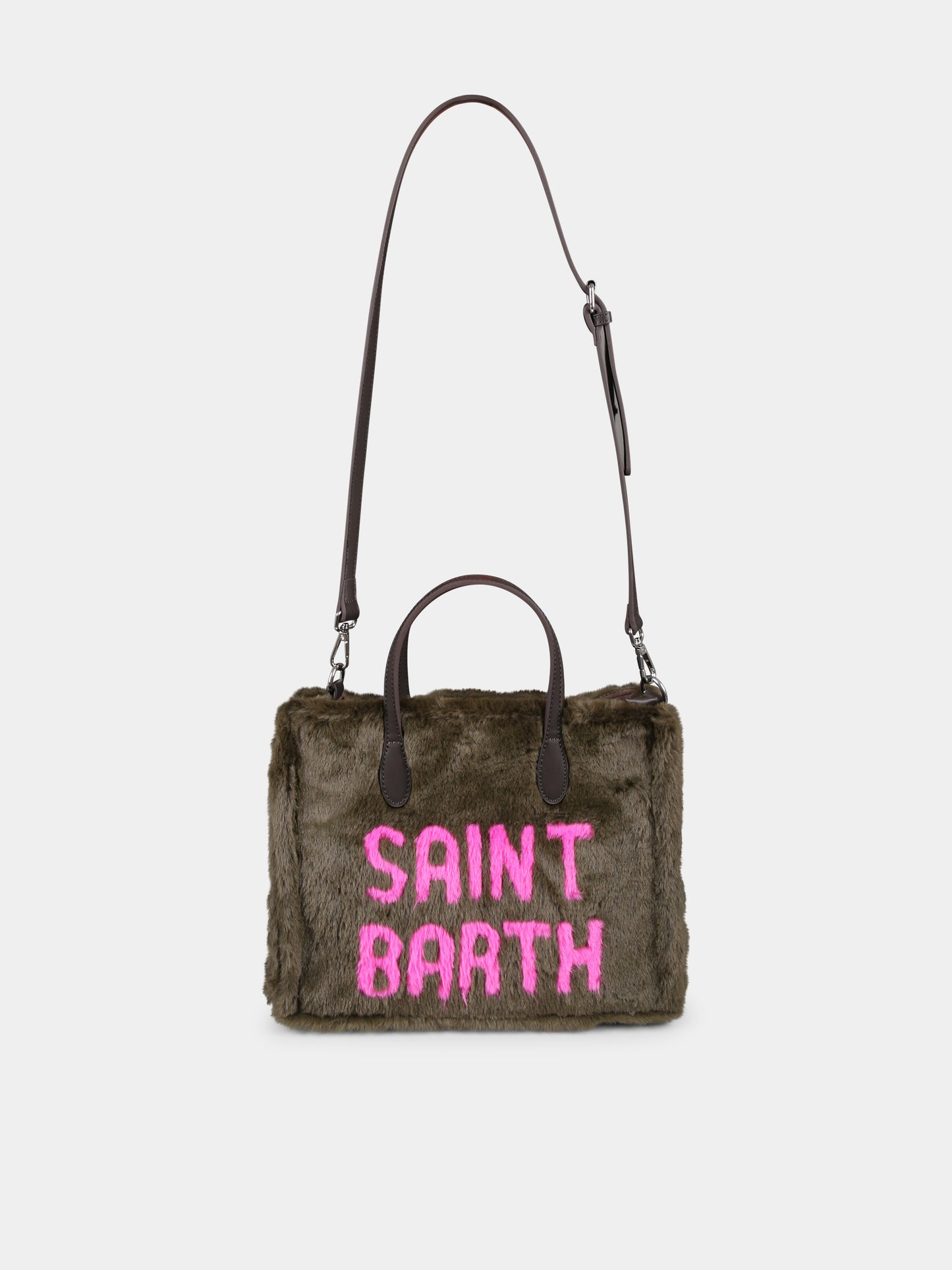 Borsa verde Vivian per bambina con logo,Mc2 Saint Barth,VIV0002 00235C