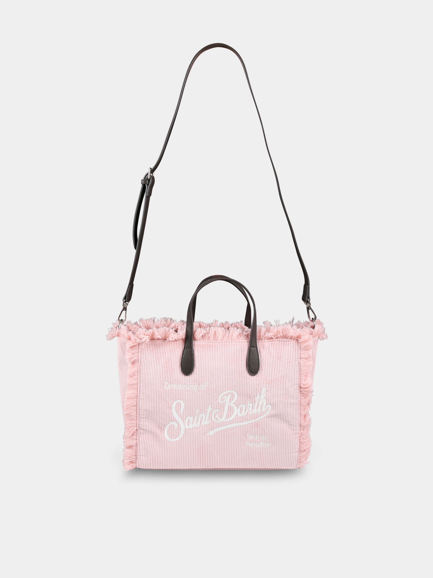Borsa rosa Colette per bambina con logo,Mc2 Saint Barth,COL0003 00382G
