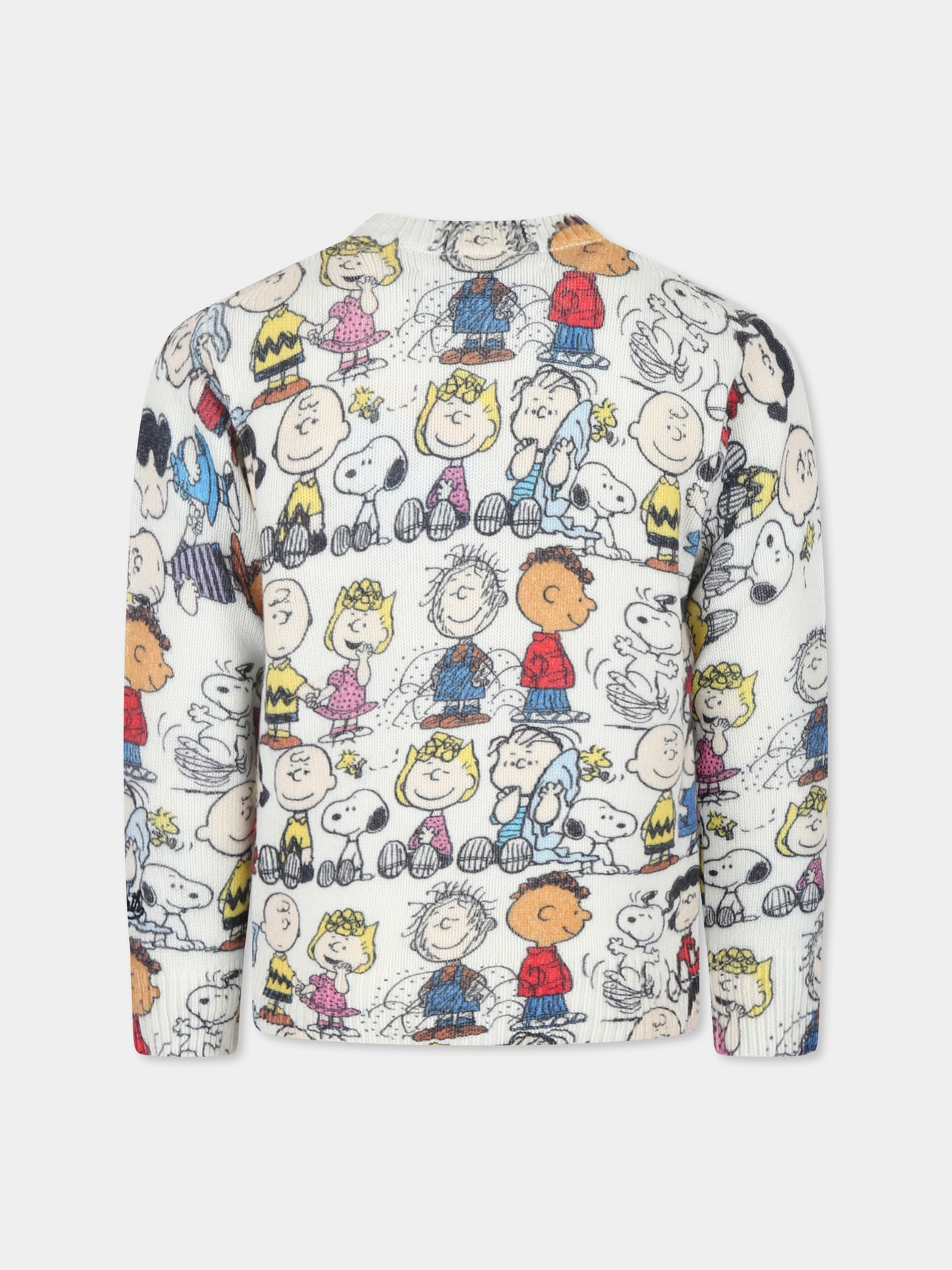 Maglione multicolor per bambino con Peanuts all over,Mc2 Saint Barth,DOU0012 - 00159G