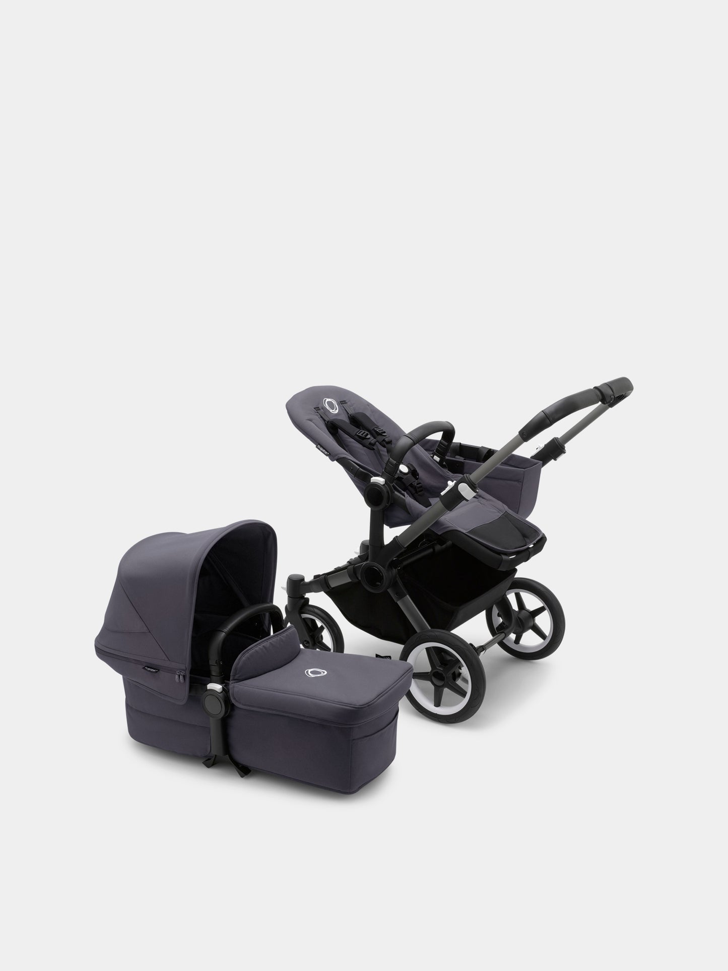 Passeggino Donkey 5 Mono completo Graphite/Stormy per neonati