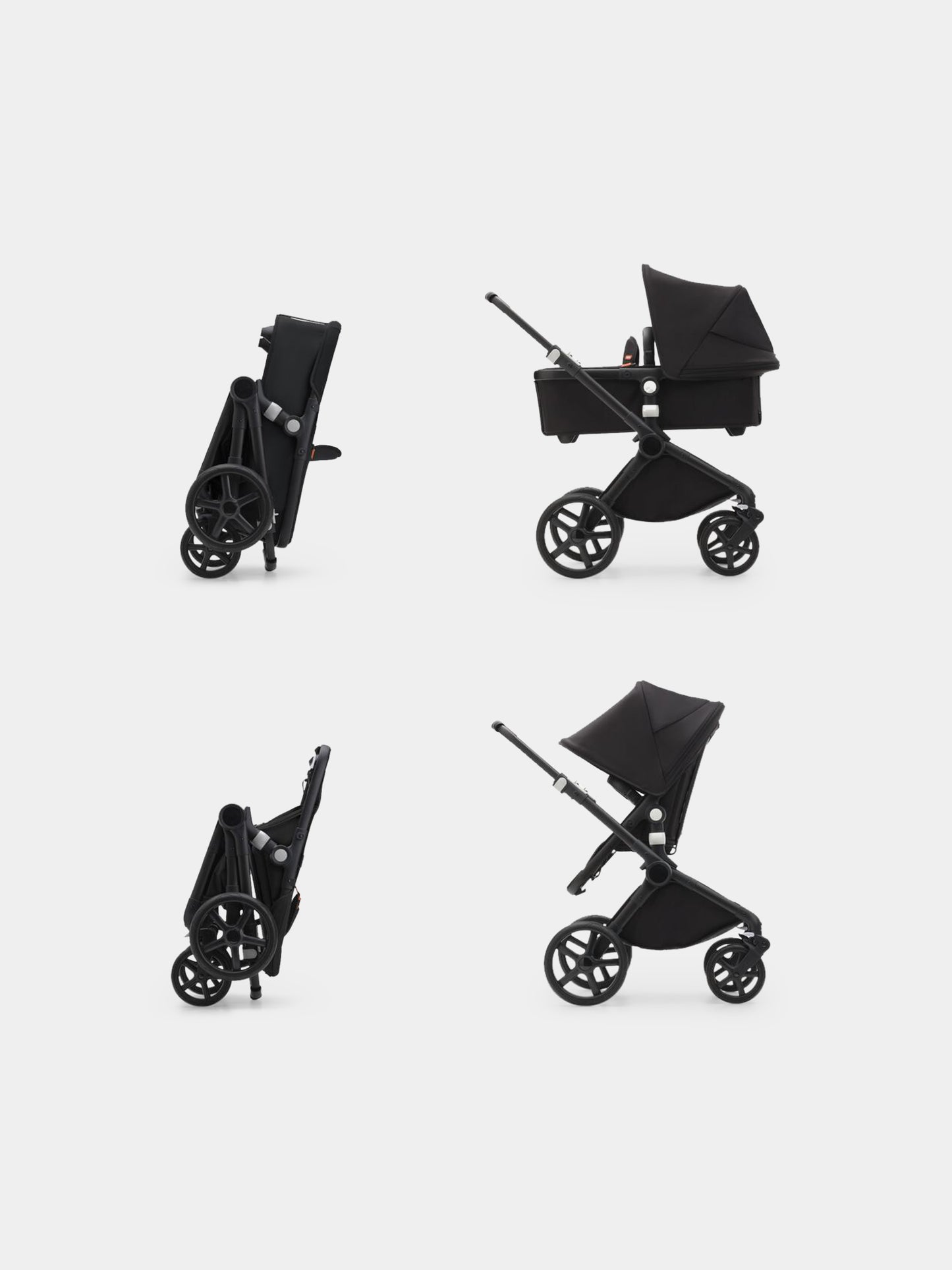 Passeggino Fox Cub completo Black/Desert beige per neonati,Bugaboo ,100175054