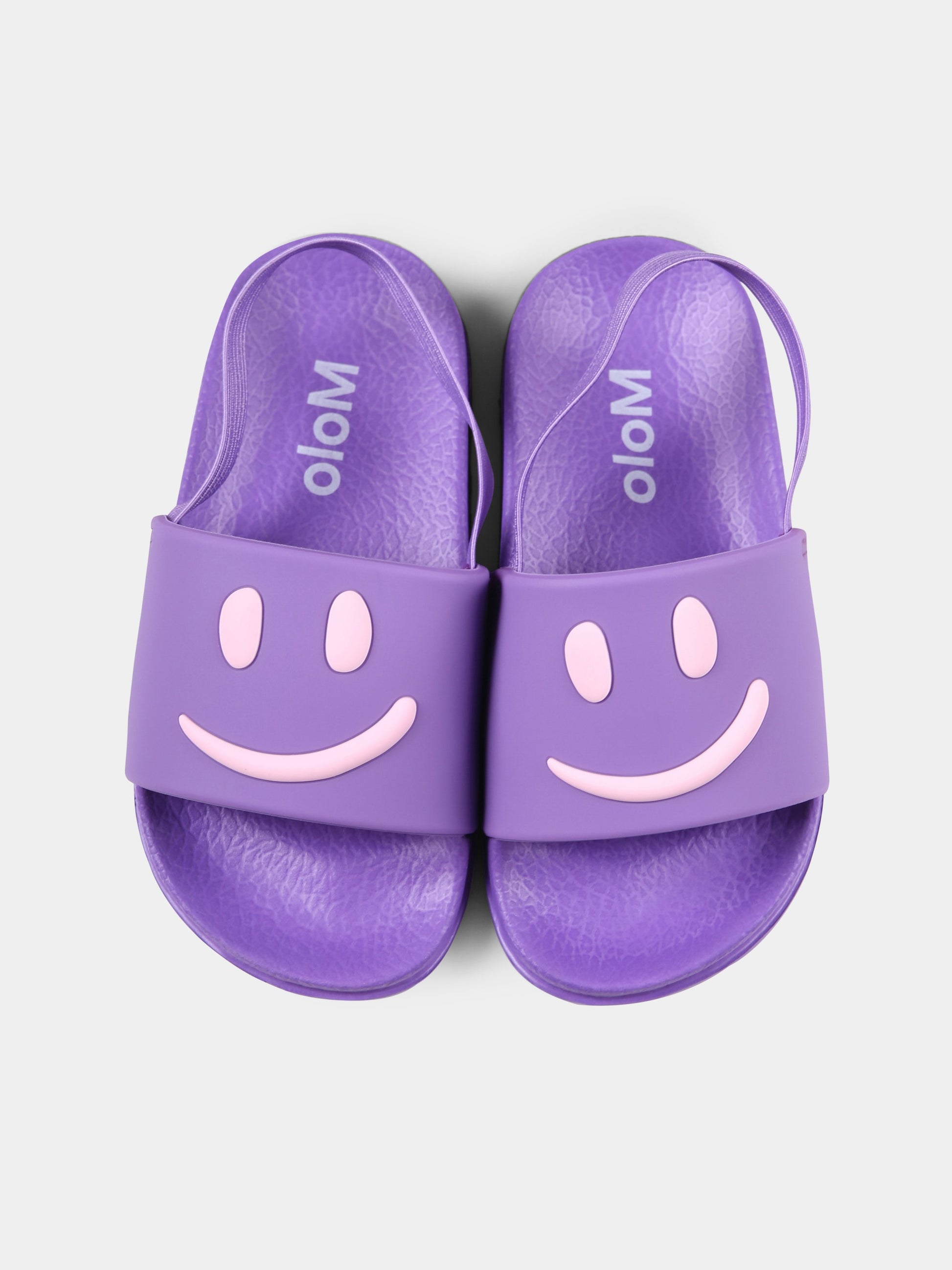 Ciabatte viola Zhappy  per bambina con smile,Molo,7S25U201 5403-