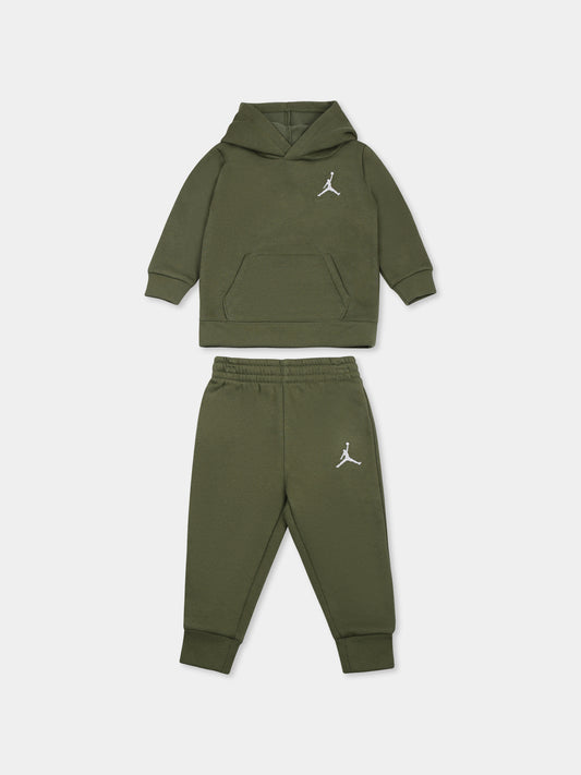 Ensemble vert pour bébé enfants avec logo