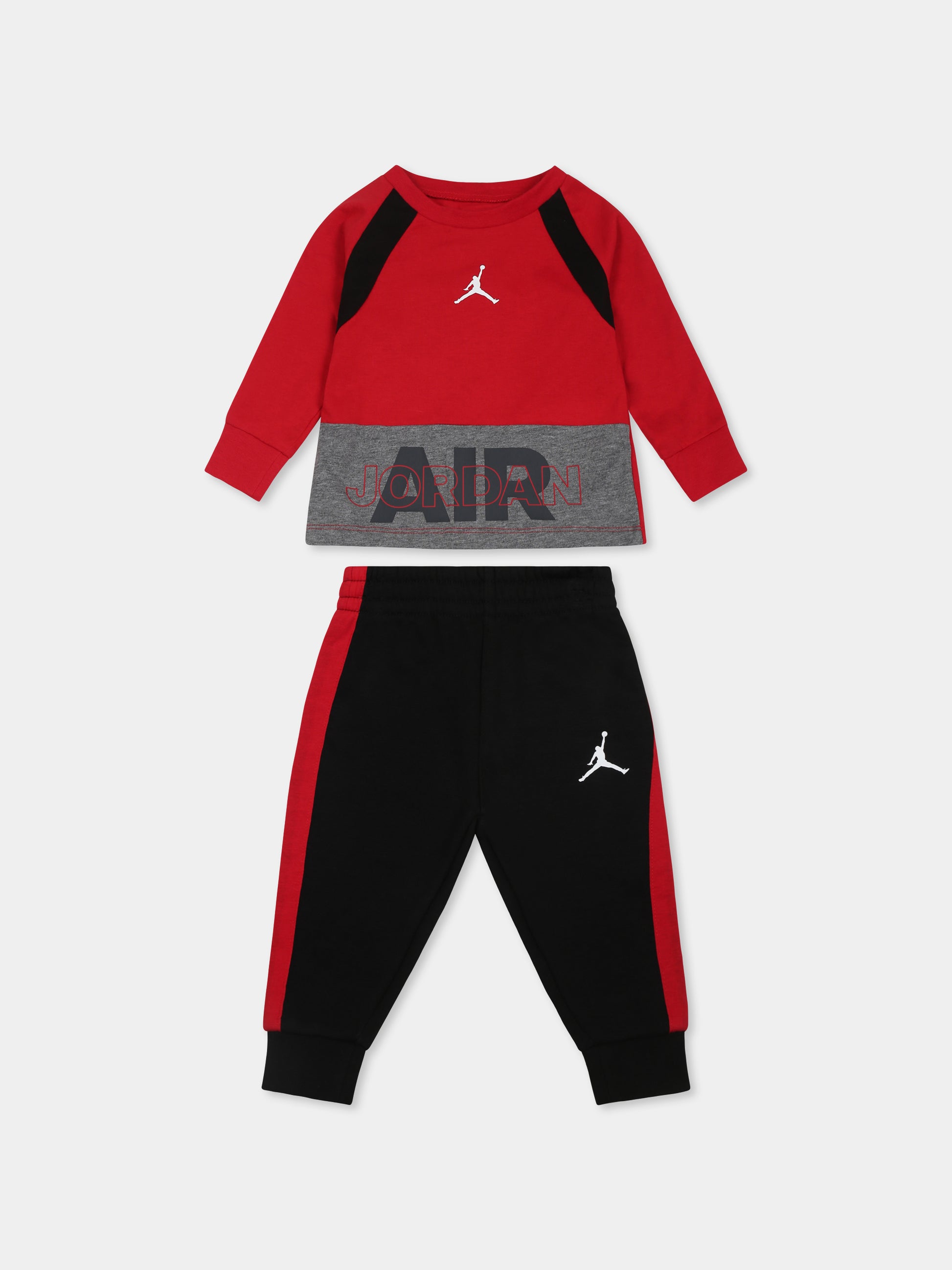 Completo rosso per neonato con Jumpman,Jordan,65C053 KR5