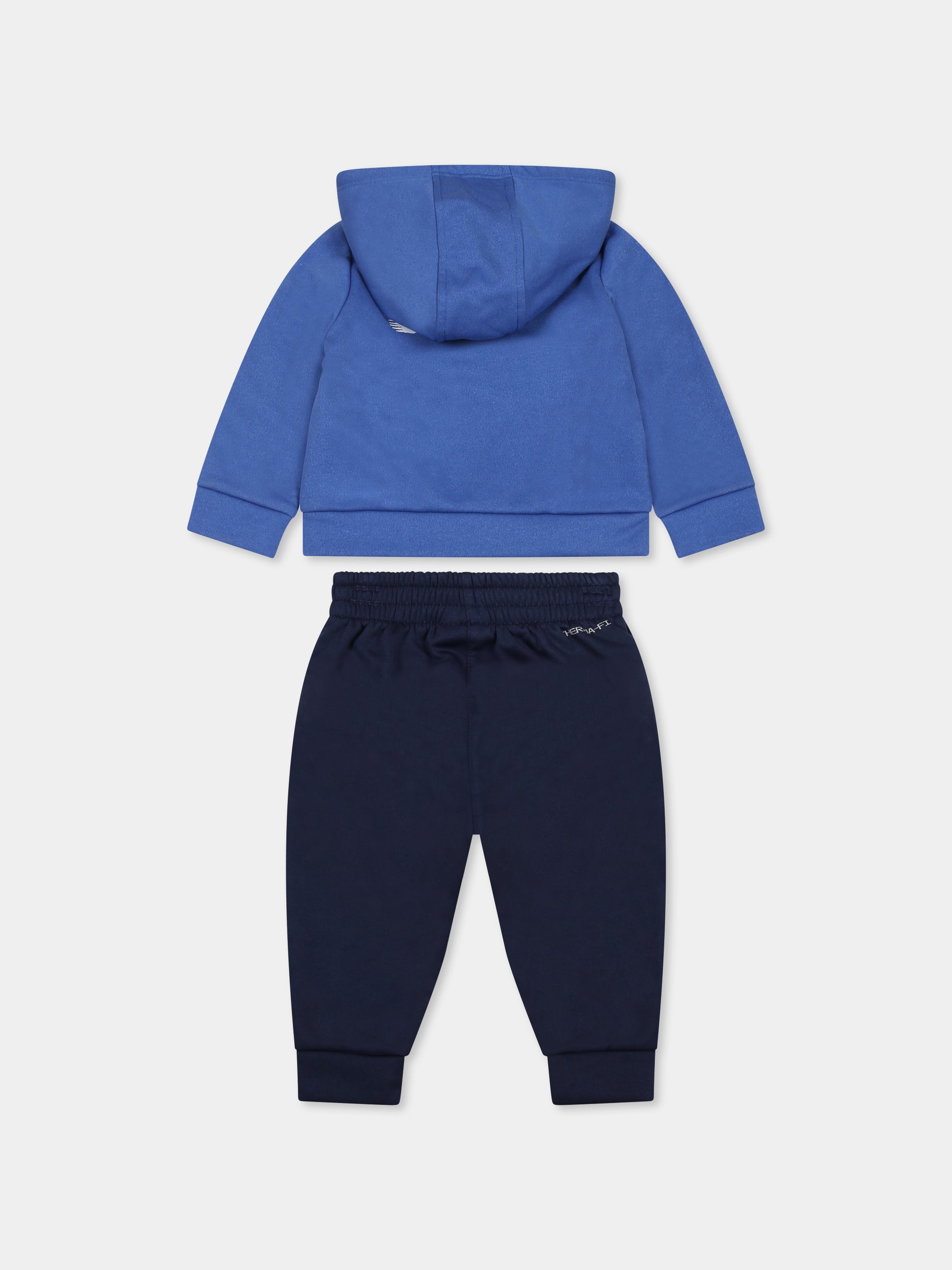 Completo blu per neonato con swoosh,Nike,66L187 U90