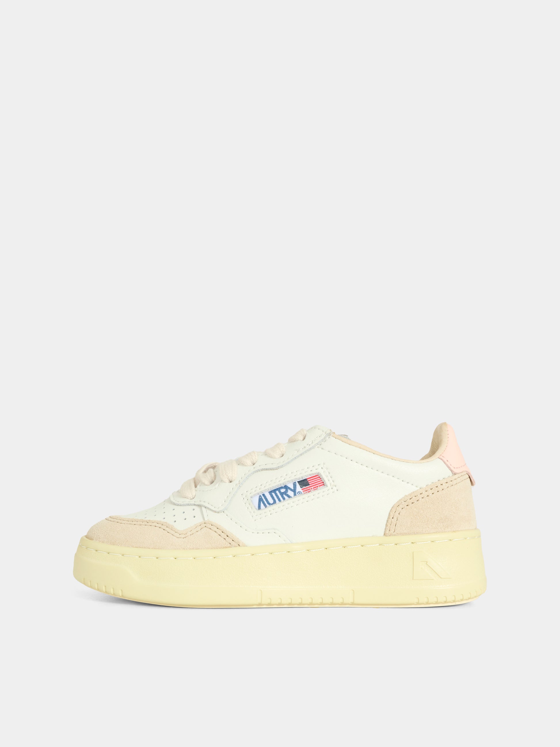 Sneakers bianche per bambina con logo,Autry,KULK FS05