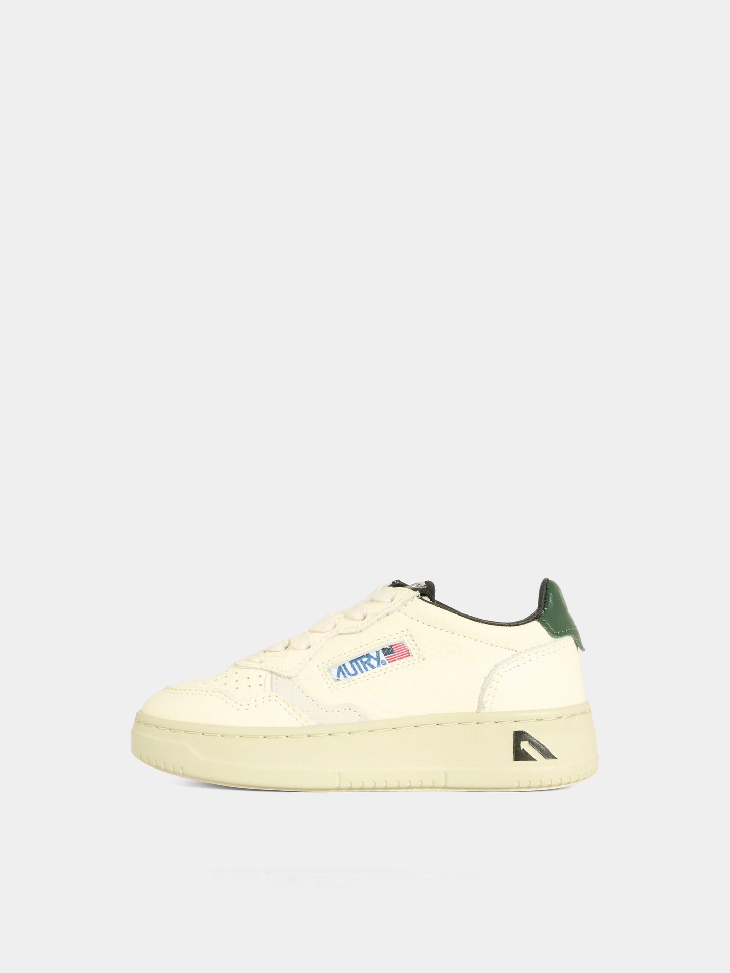 Sneakers avorio per bambini con logo,Autry,KULK NU07