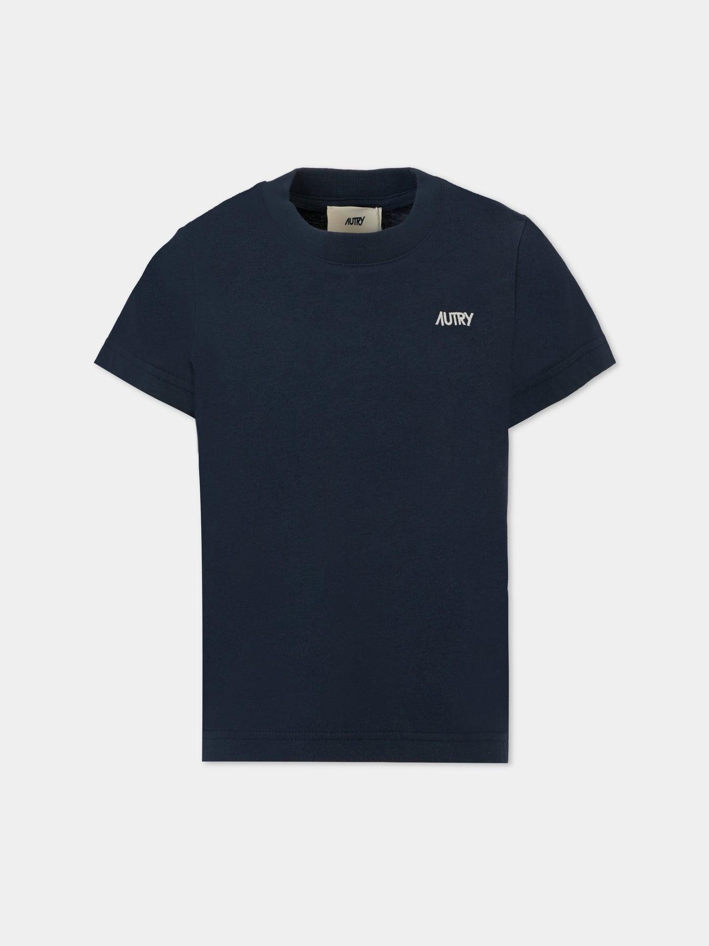 T-shirt blu per bambini con logo,Autry,KTPK P7CV