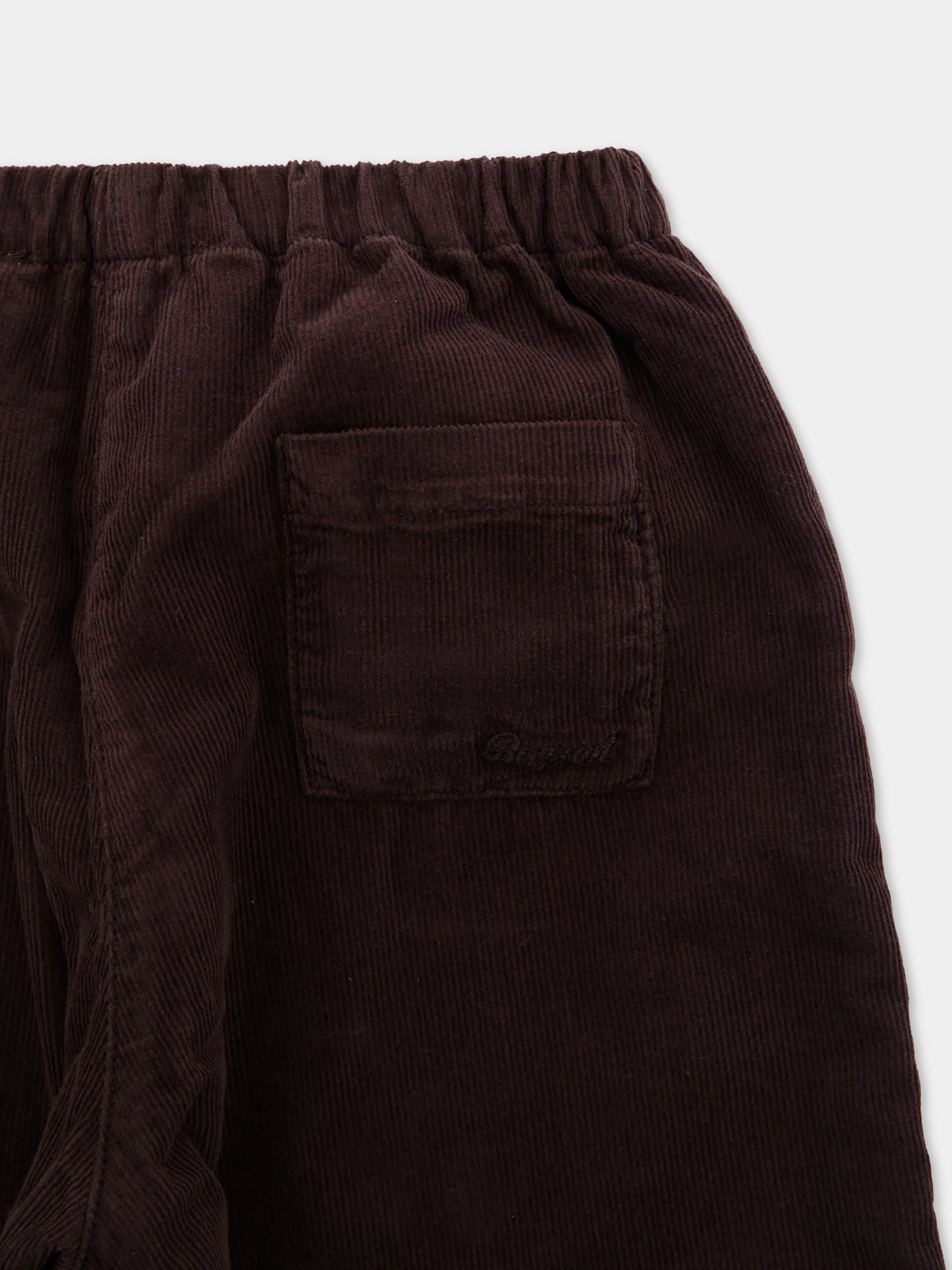 Pantaloni marroni per neonato con logo,Bonpoint,W05YPAW00001 068