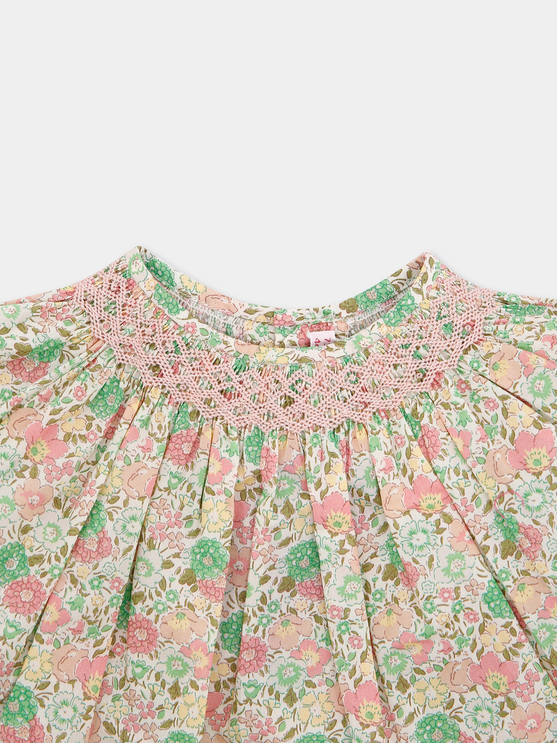 Camicia multicolor per neonata con stampa floreale,Bonpoint,W05XBLW00001 521