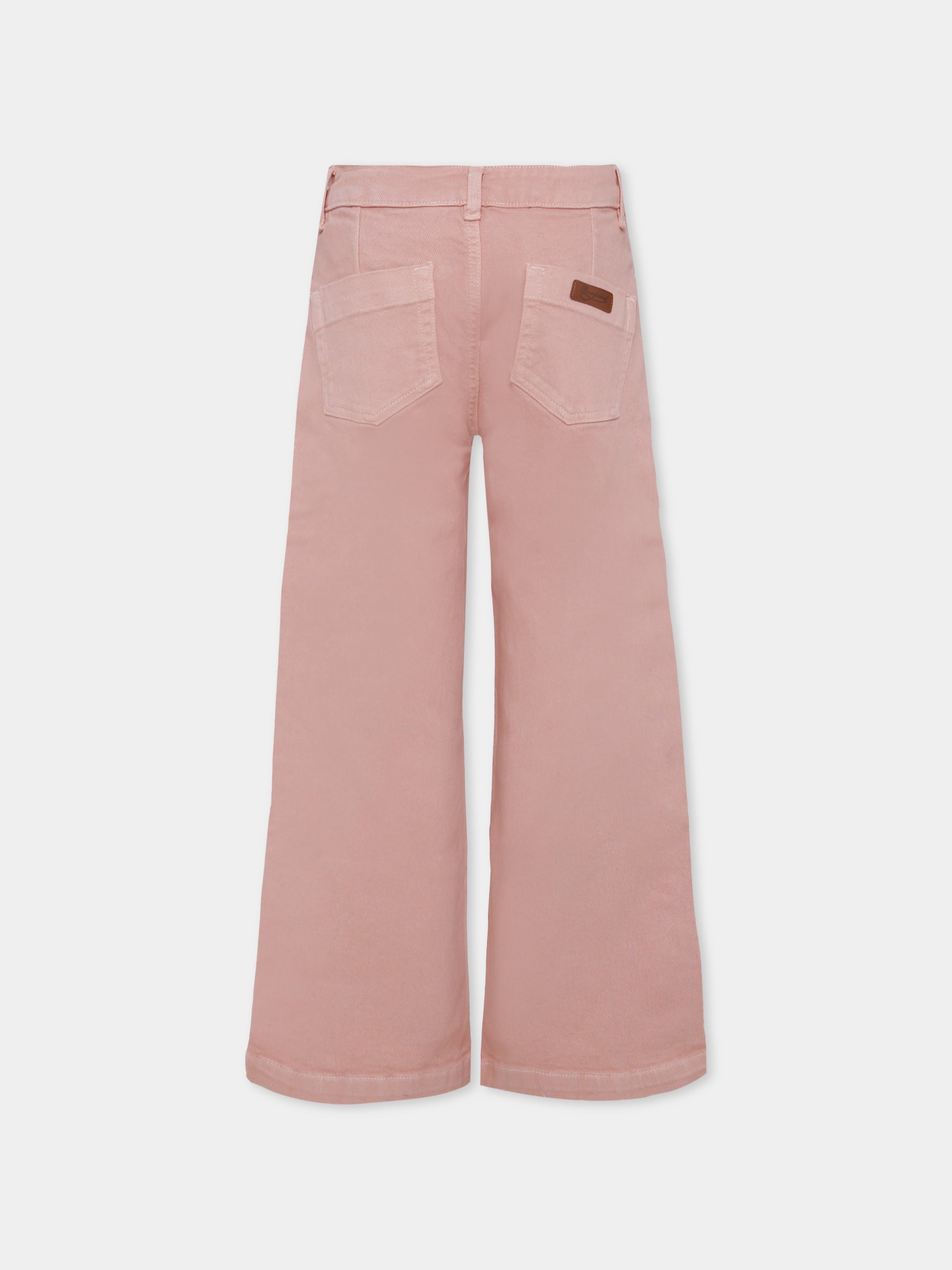 Pantaloni rosa per bambina con logo,Bonpoint,W05GPAW00014 021