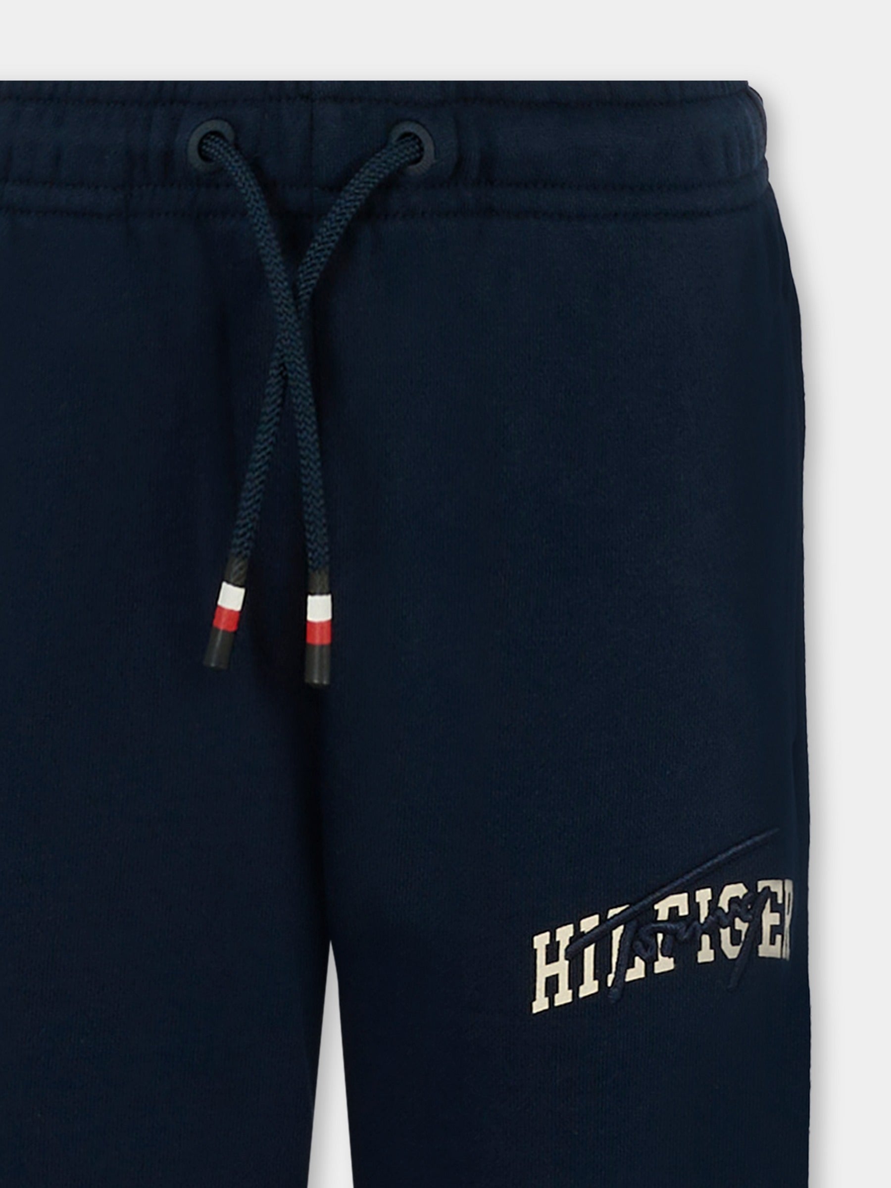 Pantaloni blu per bambino con logo,Tommy Hilfiger Junior,25CTHKB0KB09695 C1G