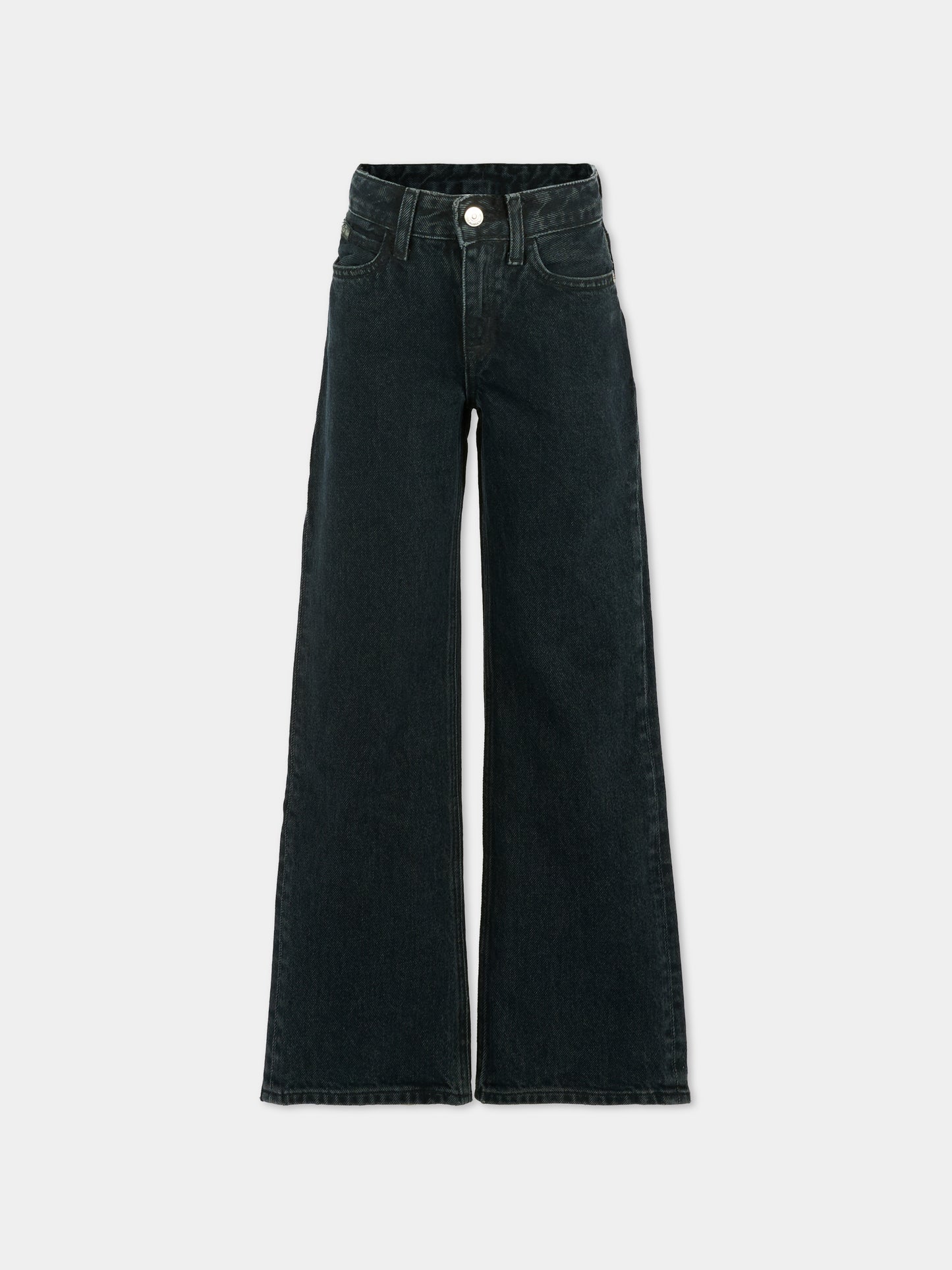 Jeans denim per bambina con logo,Calvin Klein Kids,25CCKIG0IG02607 1BJ