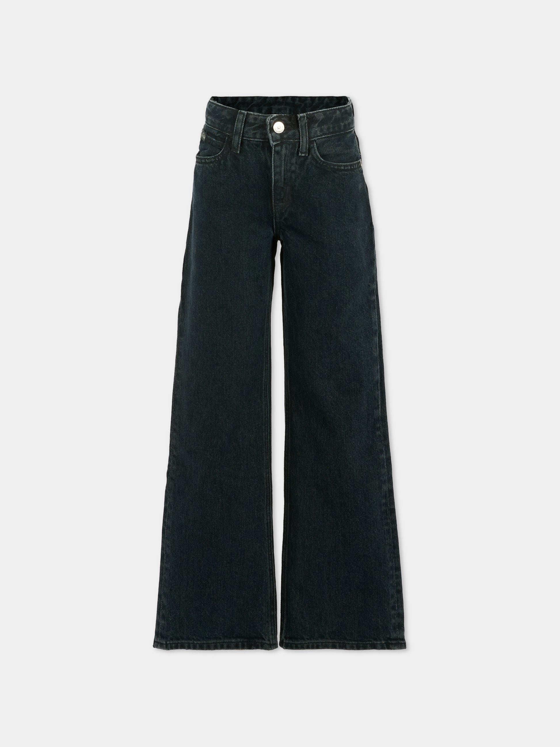 Jeans denim per bambina con logo,Calvin Klein Kids,25CCKIG0IG02607 1BJ