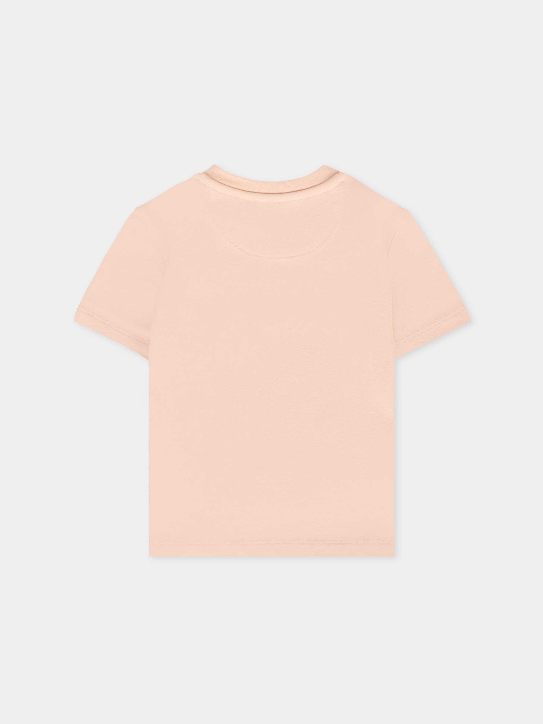 T-shirt rosa per neonata con logo,Calvin Klein Kids,25CCKIN0IN00001 TGI
