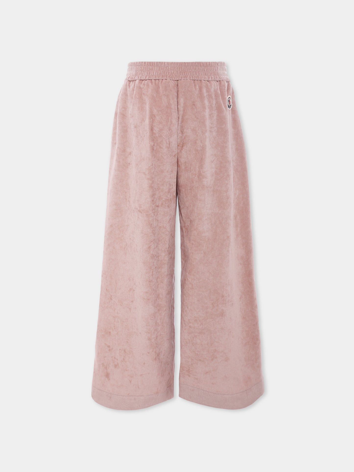 Pantaloni rosa per bambina con logo,Moncler Kids,K2954 - 2A00004 - 598QF 53D