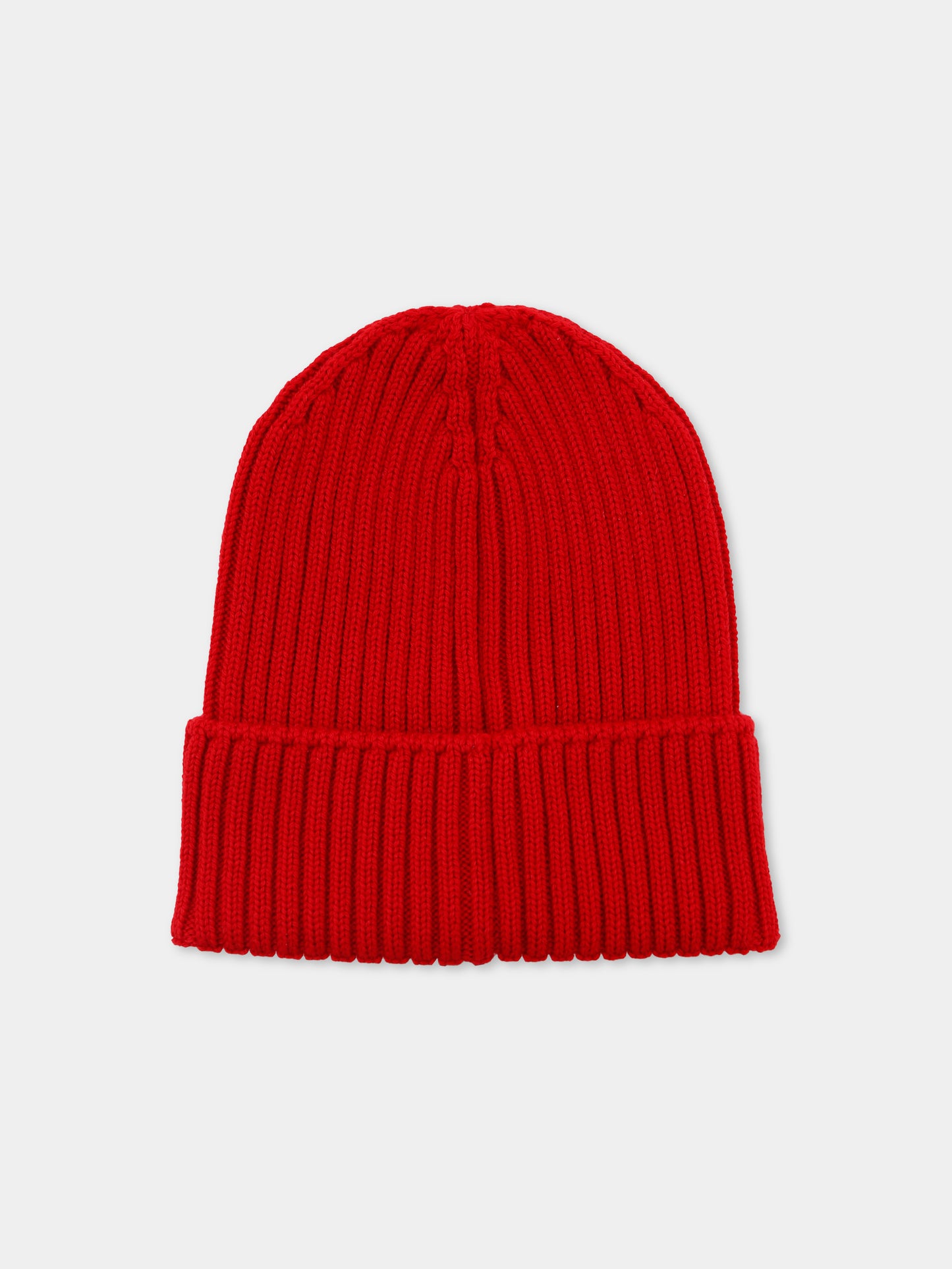 Berretto rosso per bambini con logo,Moncler Kids,K2954 - 3B00009 - M1131 455