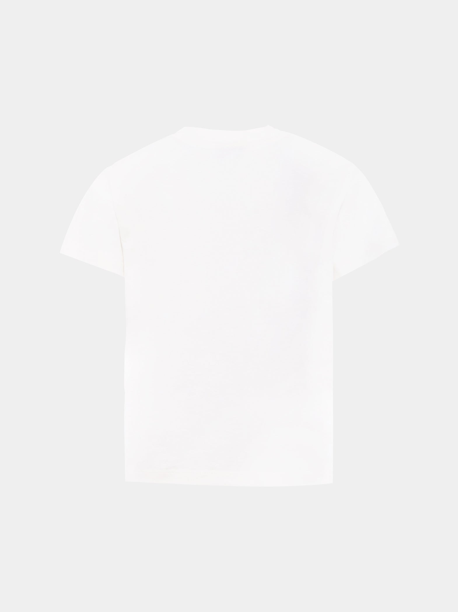 T-shirt bianca per bambini con logo,Moncler Kids,K2954 - 8C00018 - 89AFV 034