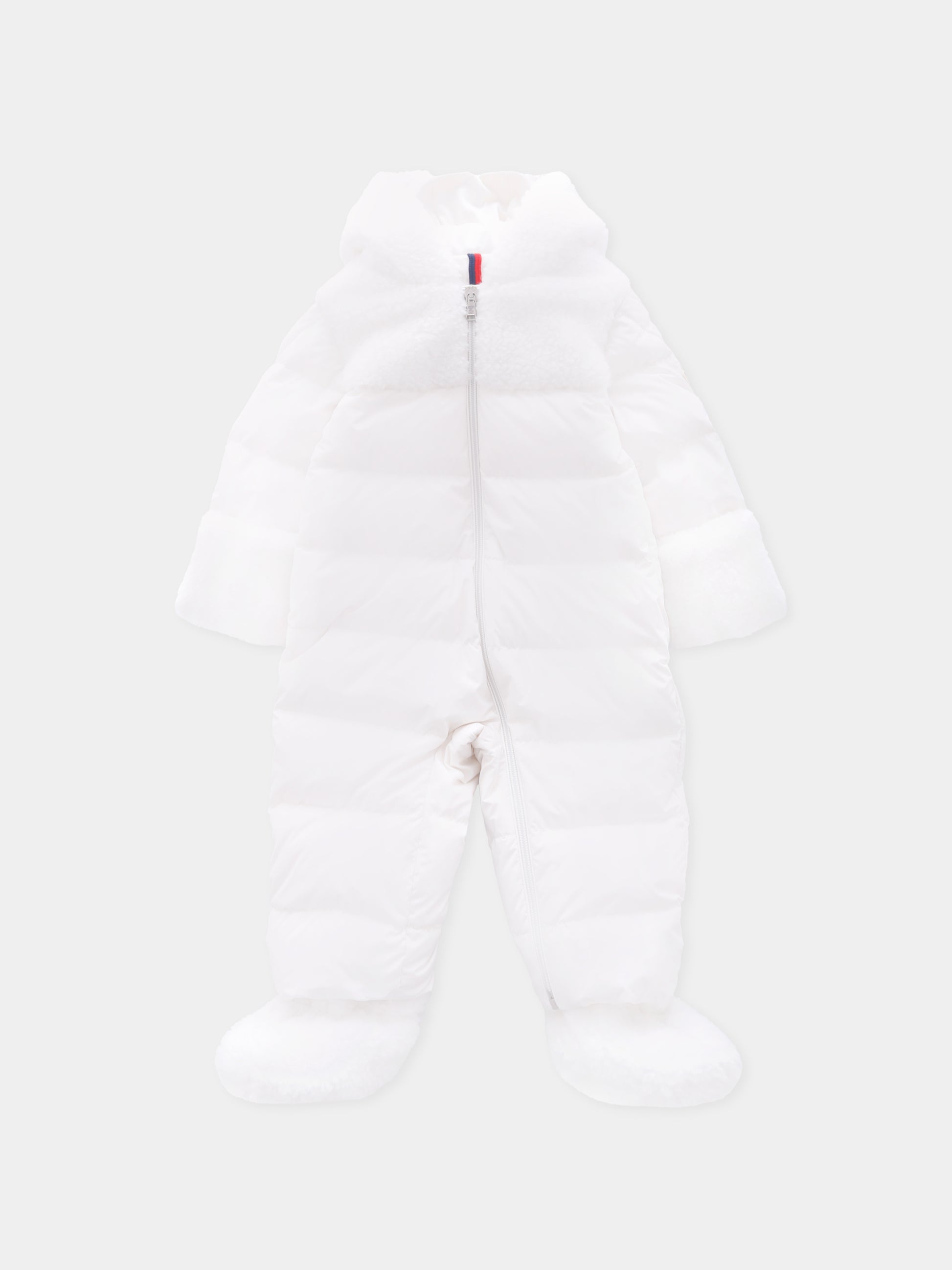 Piumino Osof bianco per neonati con logo,Moncler Kids,K2951 - 1G00002 - 597YW 032
