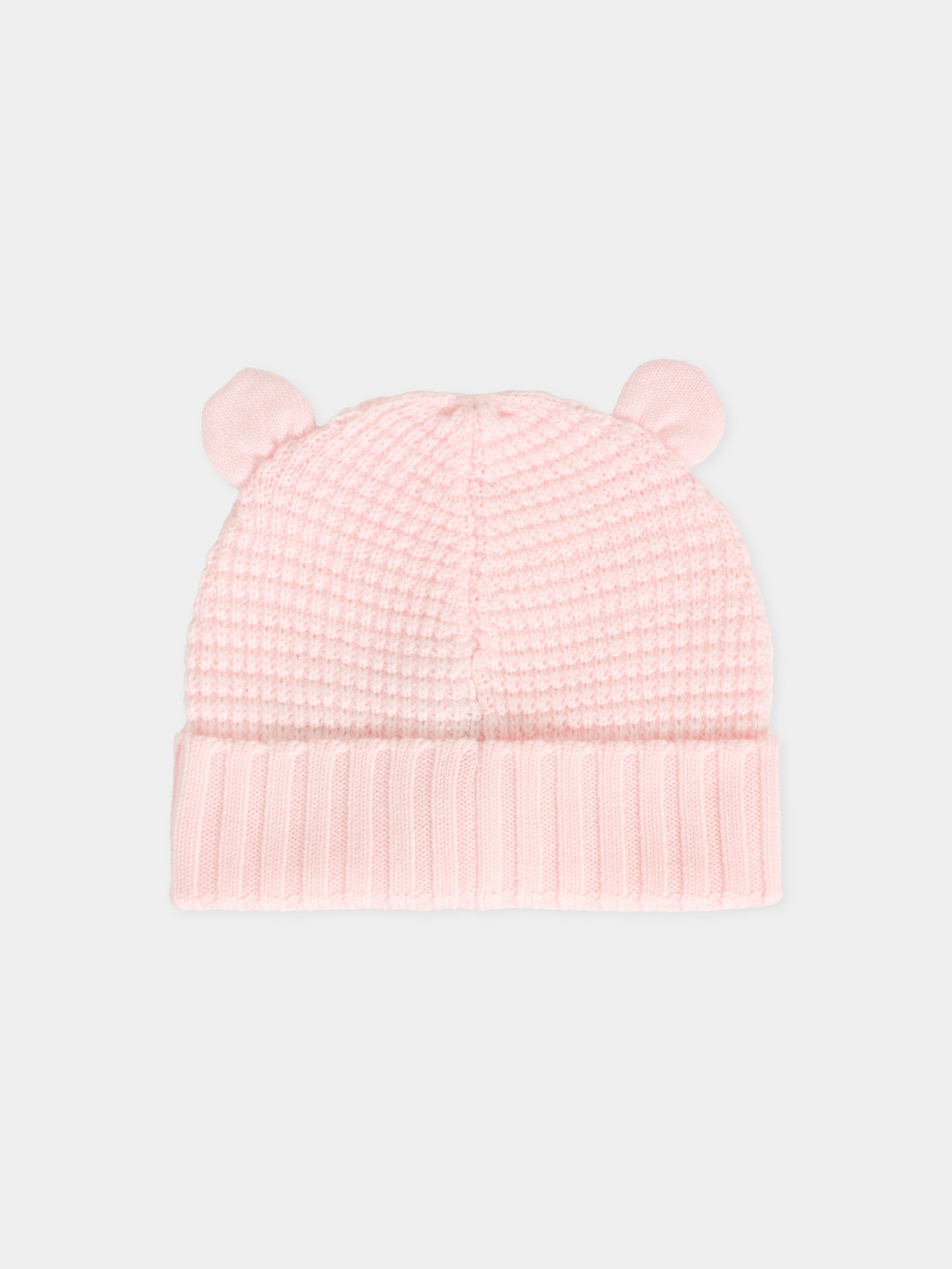 Berretto rosa per neonata con logo,Moncler Kids,K2951 - 3B00008 - M1131 506