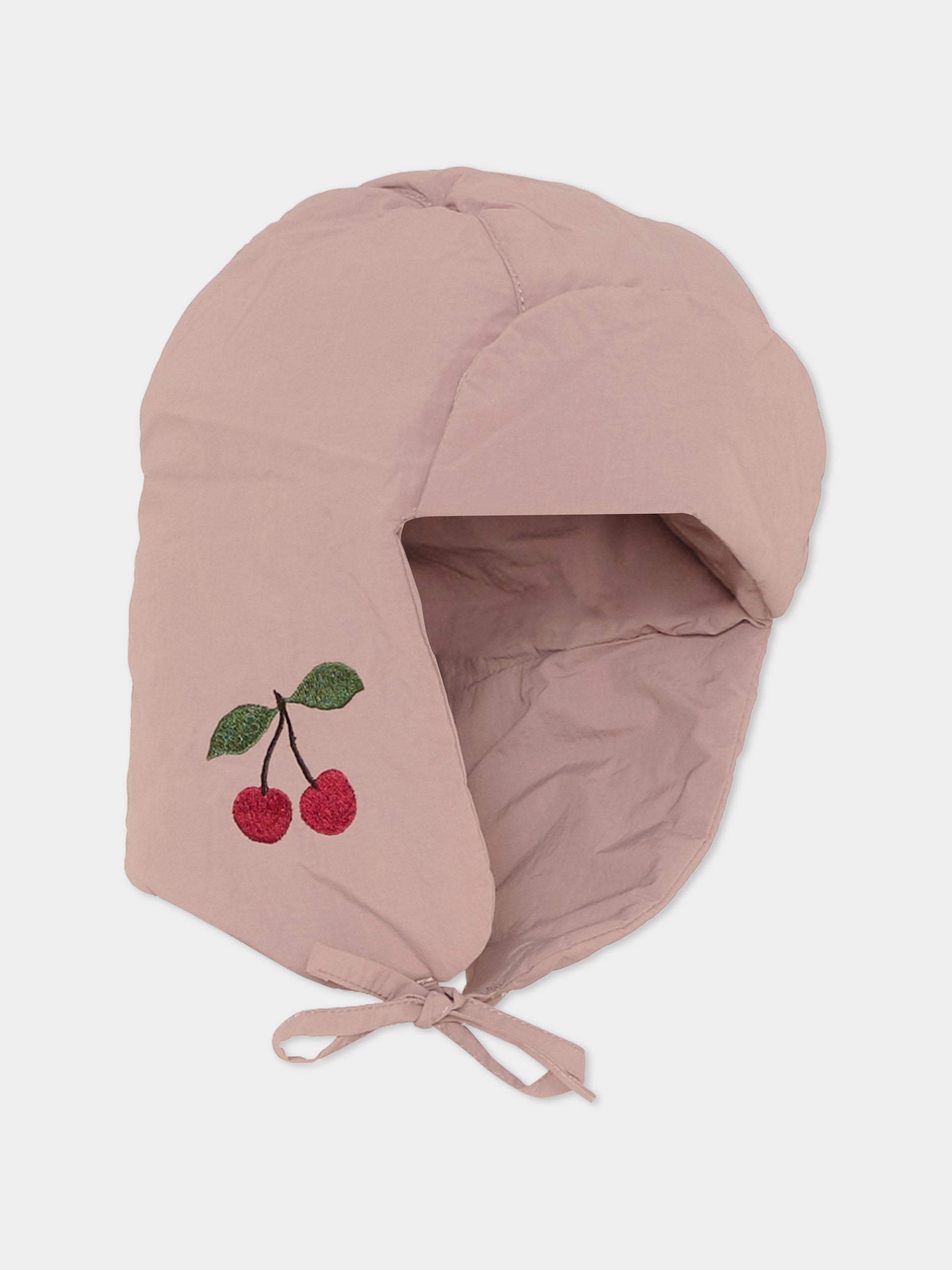 Cappello lilla per bambina con ciliegie,Konges Sløjd,KS103486 TWILIGHT MAUVE