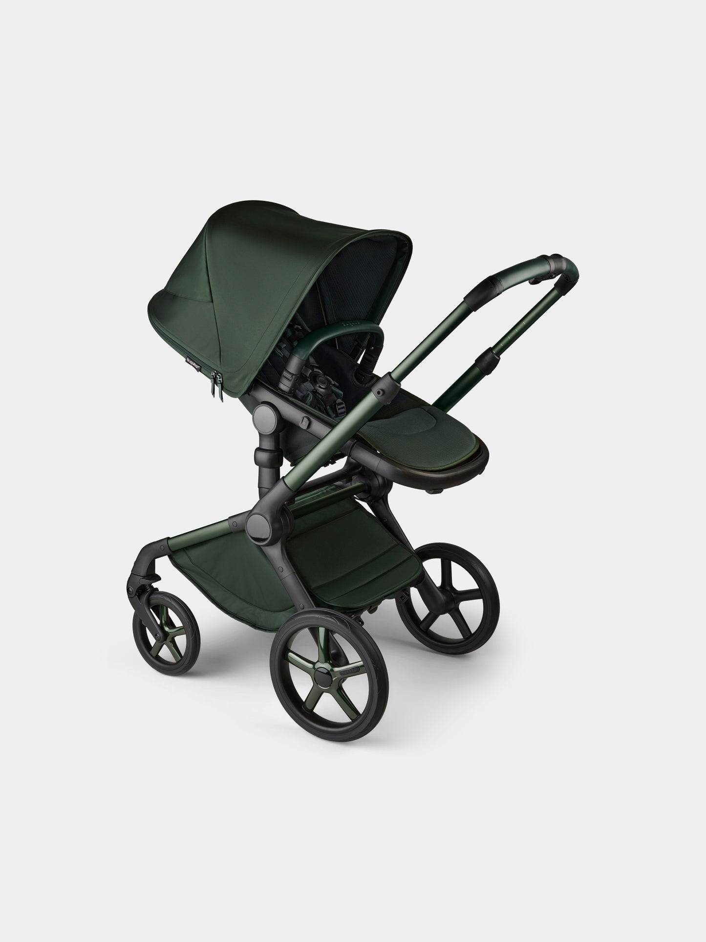 Poussette complète Fox 5 Noir Édition Limitée Midnight green
