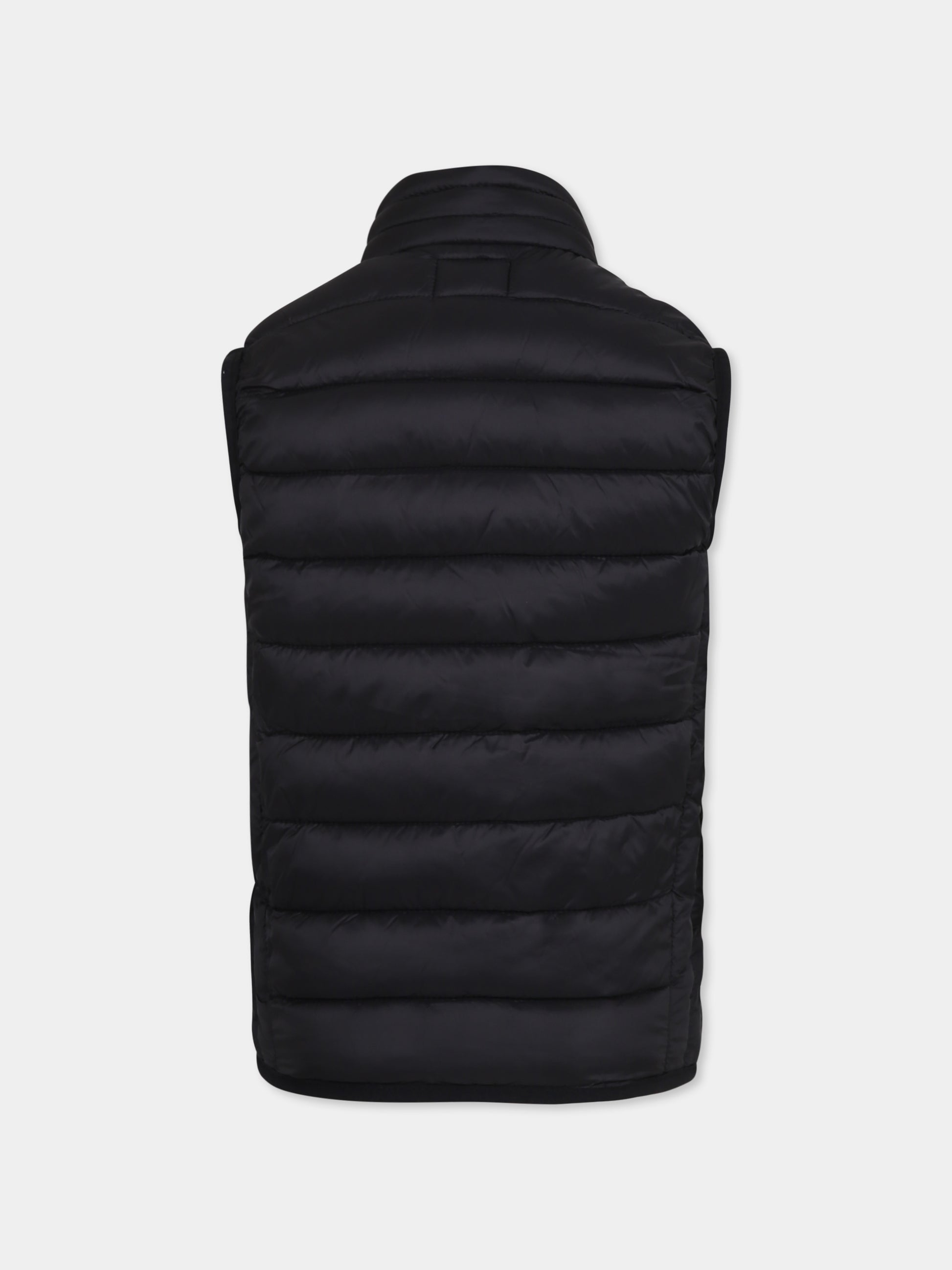 Gilet nero per bambino con smile,Richmond,RBA24174PI BLACK