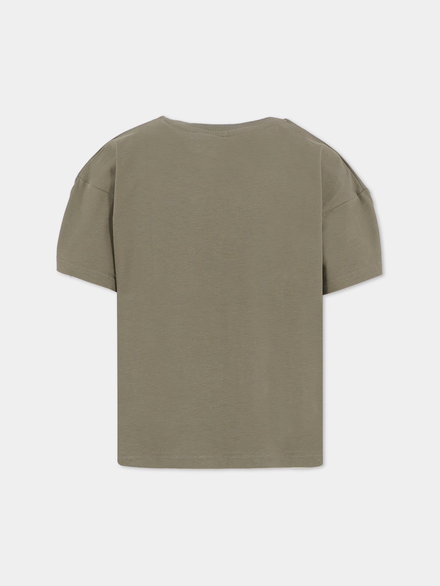 T-shirt grigia per bambino con dinosauro,Mini Rodini,2572013197