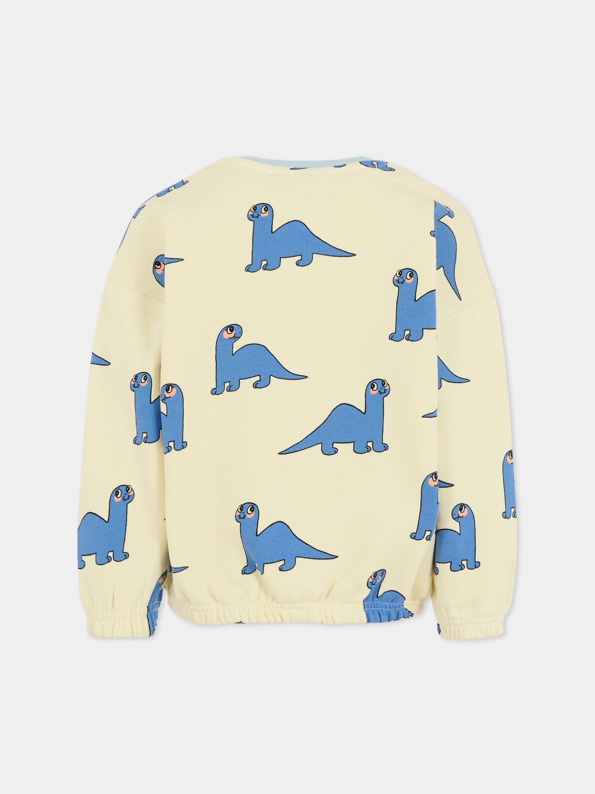 Felpa avorio per bambino con dinosauro all over,Mini Rodini,2572011411