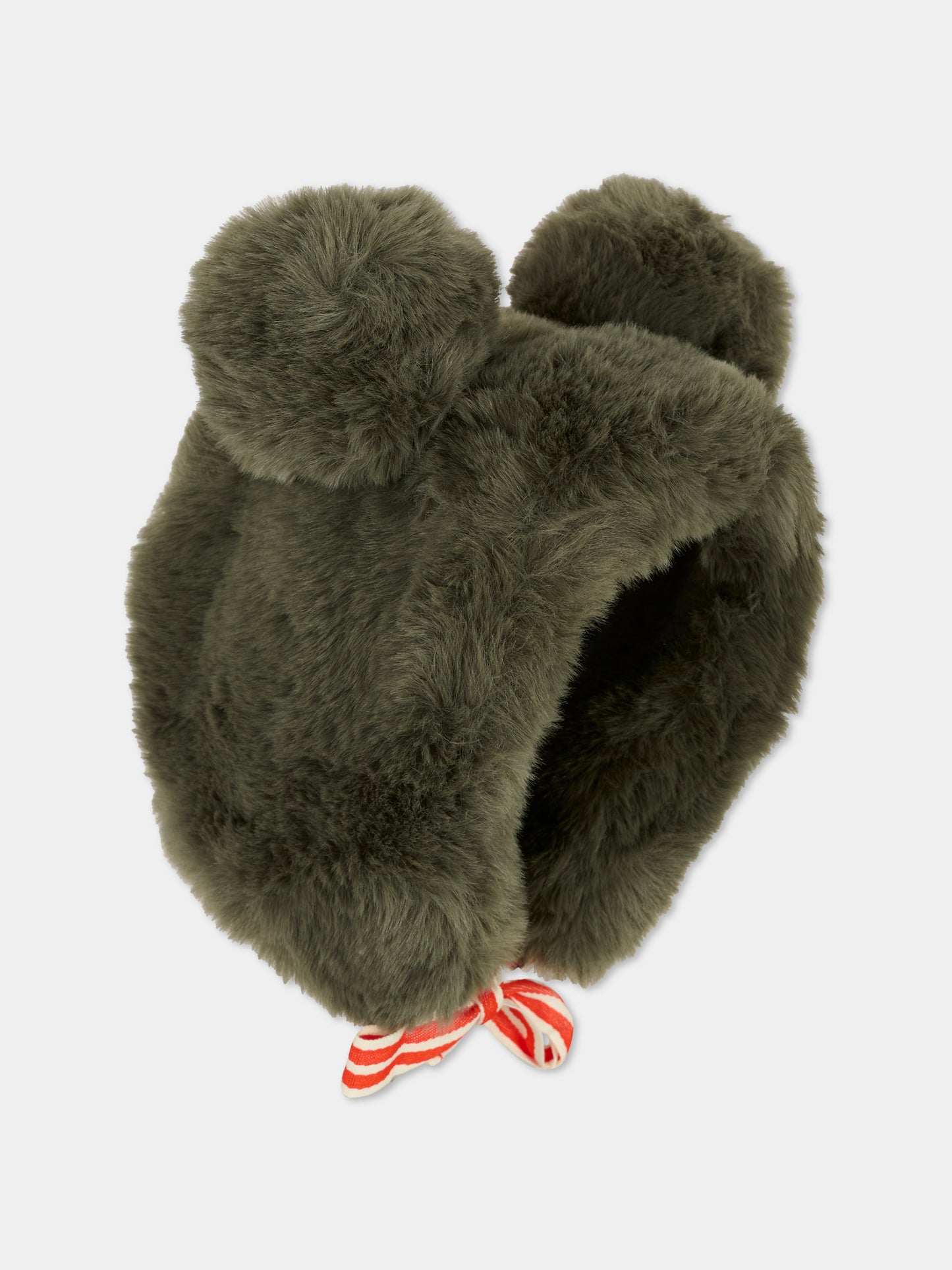 Cappello grigio per bambini con pompon,Mini Rodini,2576510097