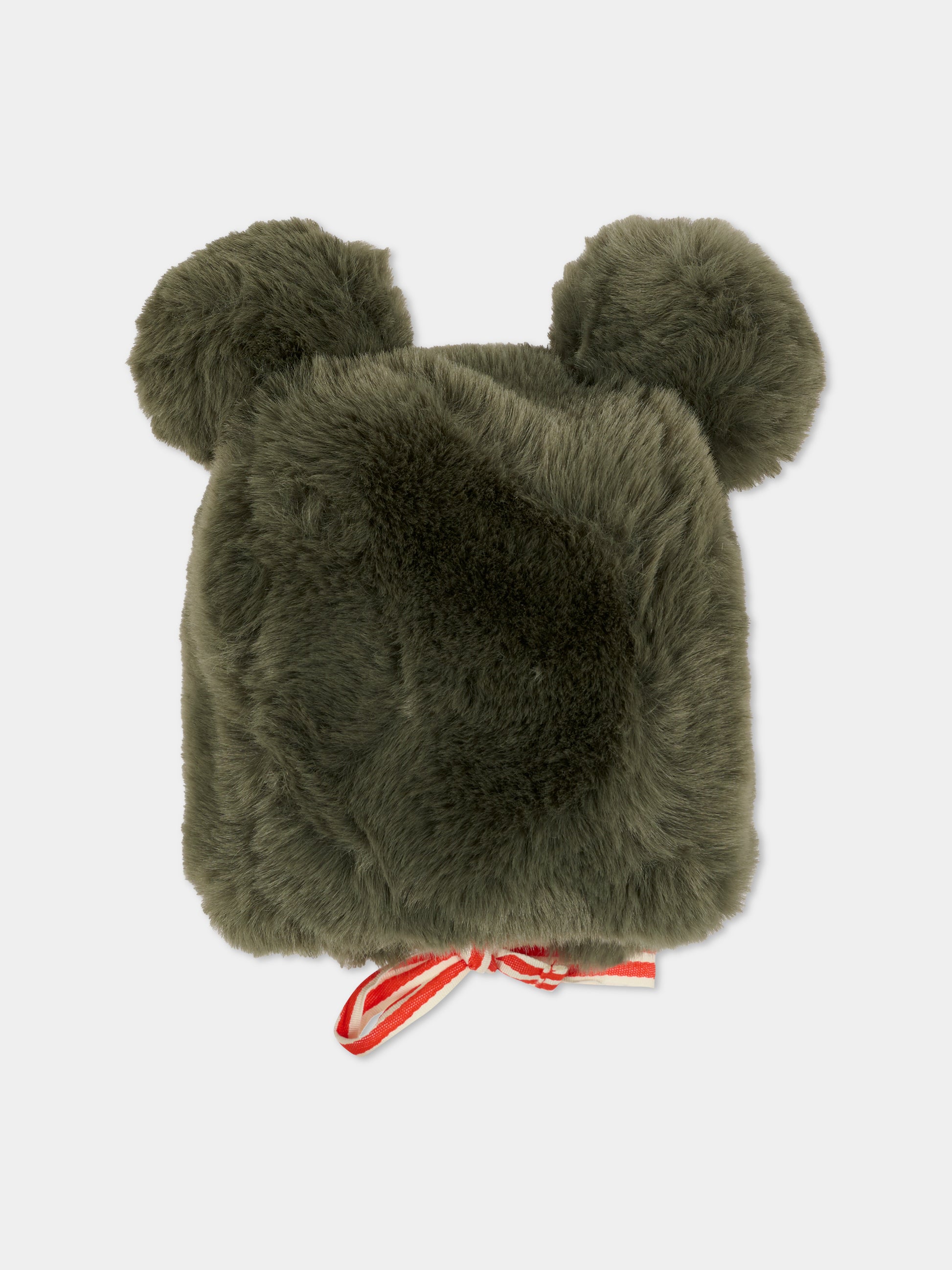 Cappello grigio per bambini con pompon,Mini Rodini,2576510097