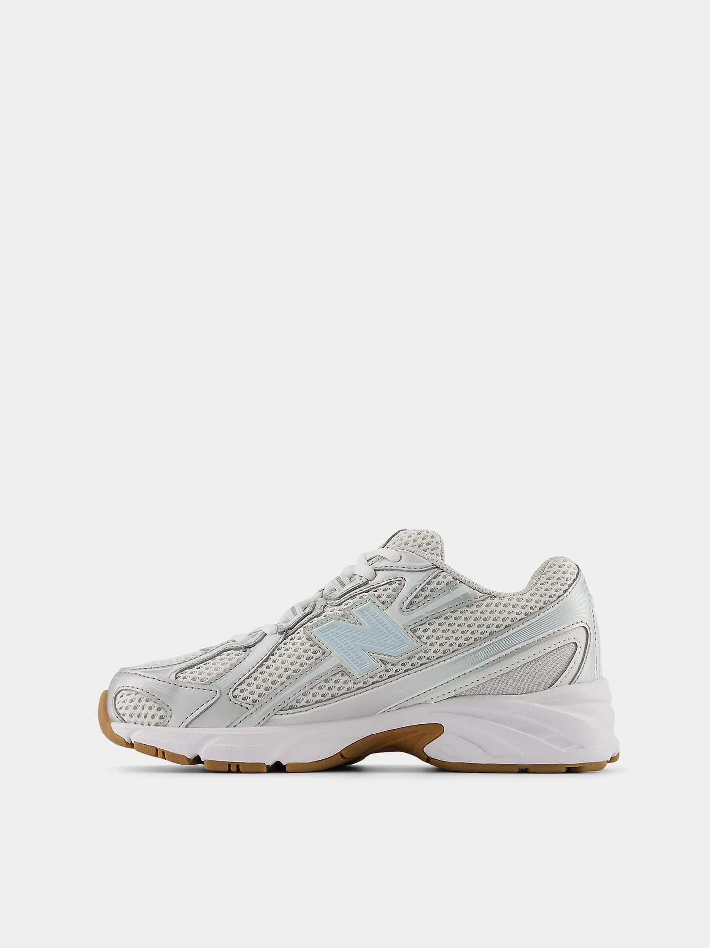 Sneakers 740 grigie per bambini con logo celeste,New Balance,GR740SF