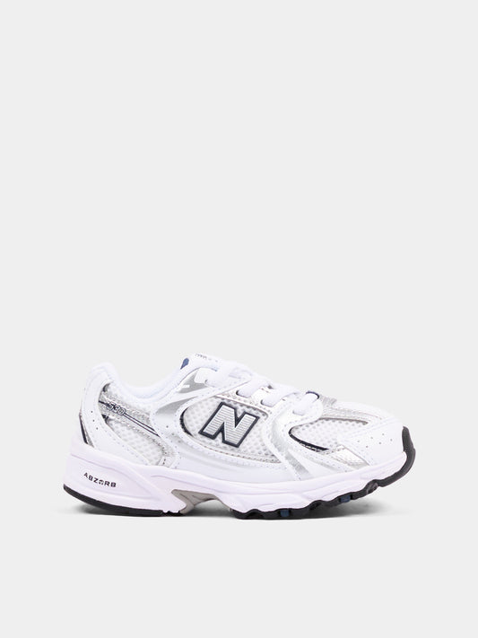 Sneaker blanche 530 Bungee Lace pour enfants
