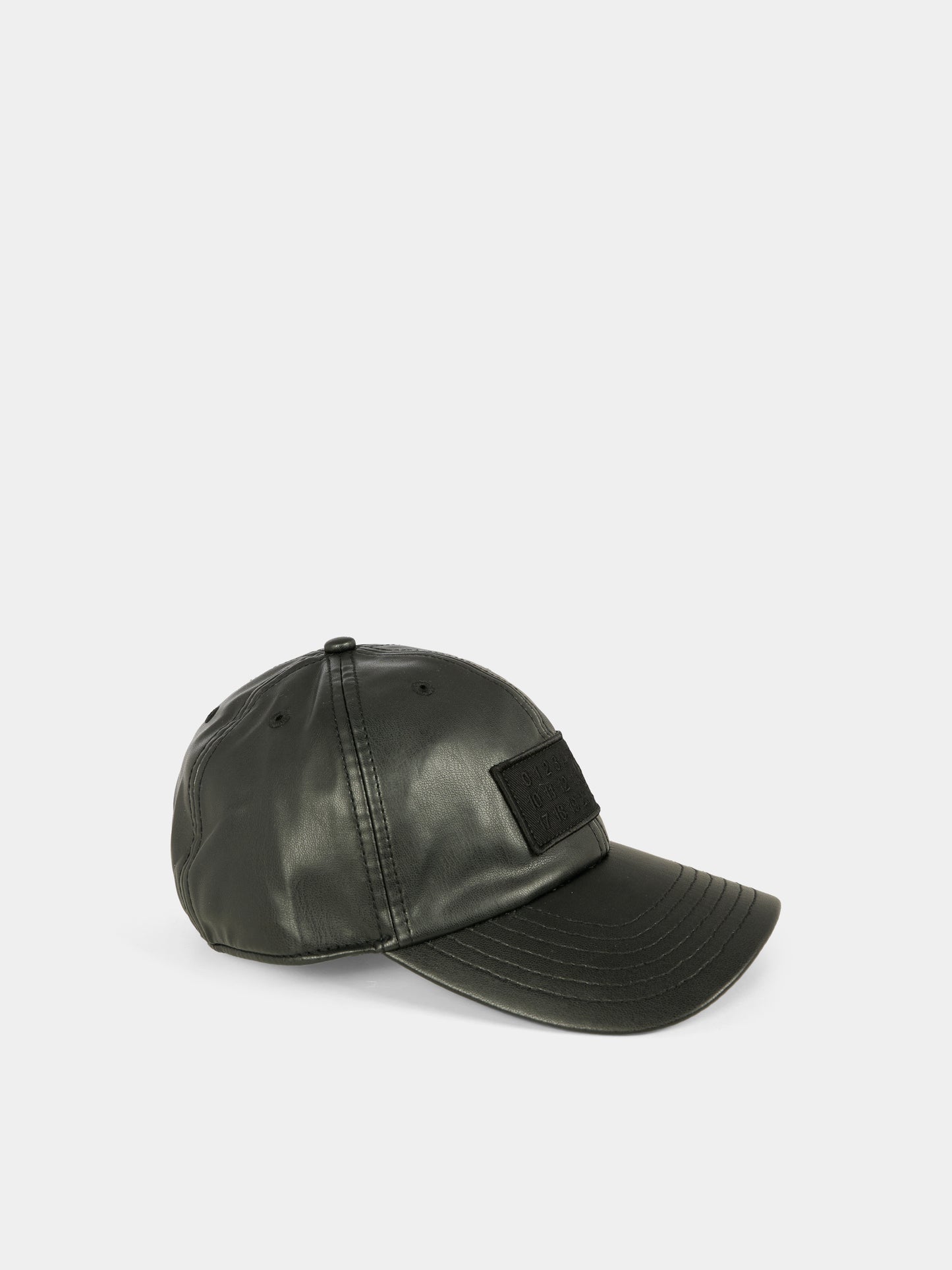 Cappello nero per bambini cpn patch,Mm6 Maison Margiela,M60919-MM05T-M6900
