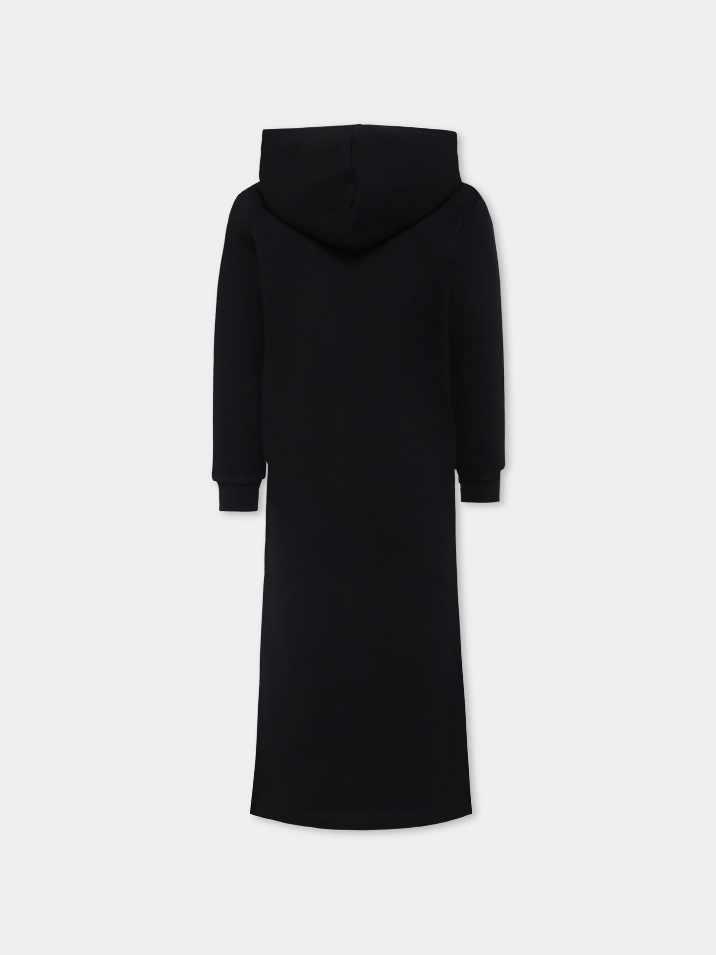 Vestito nero per bambina con logo,Diesel,J02426-KYAX3-K900