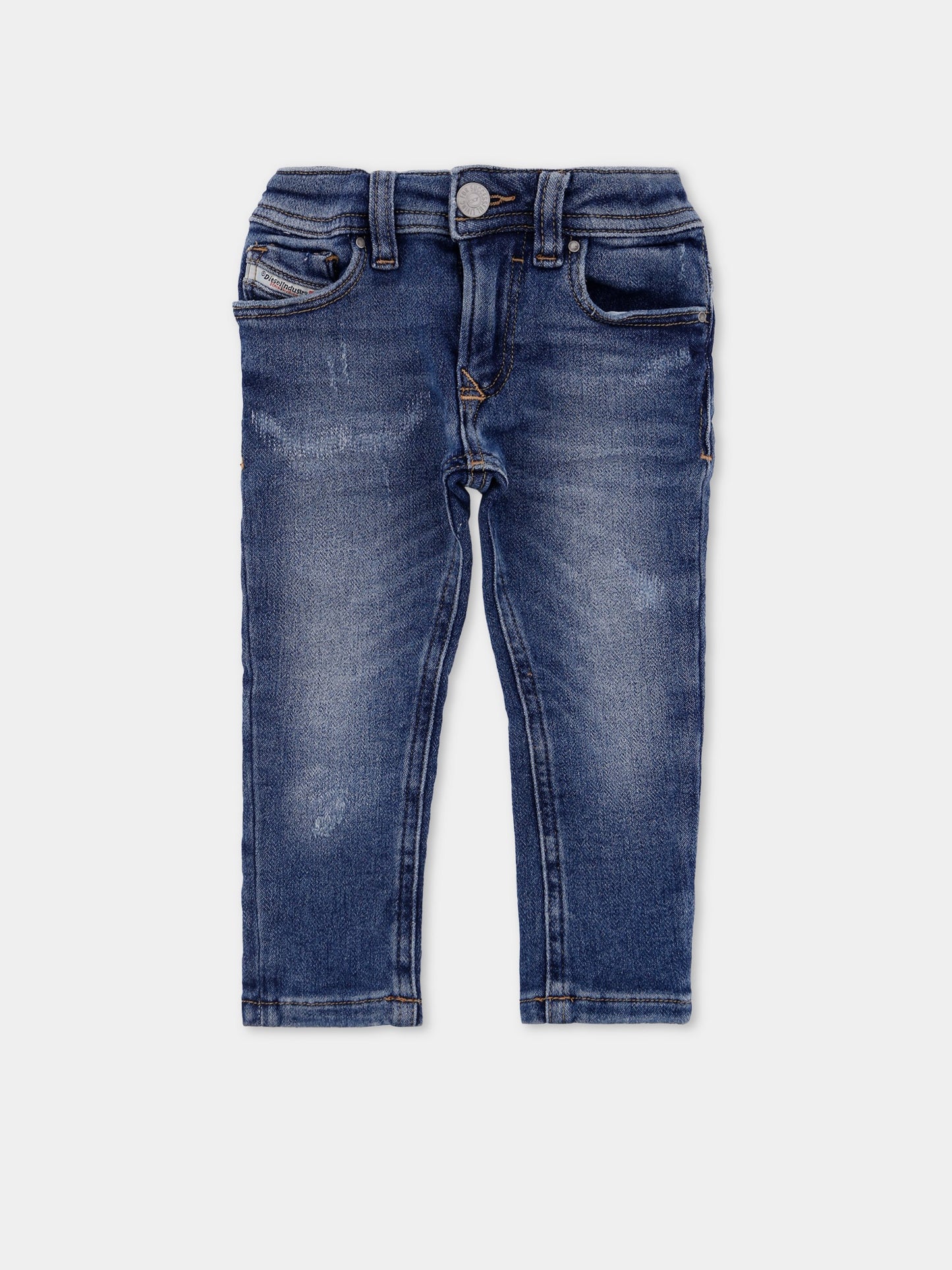 Jeans denim per neonato con logo,Diesel,K00309-KXBQF-K01
