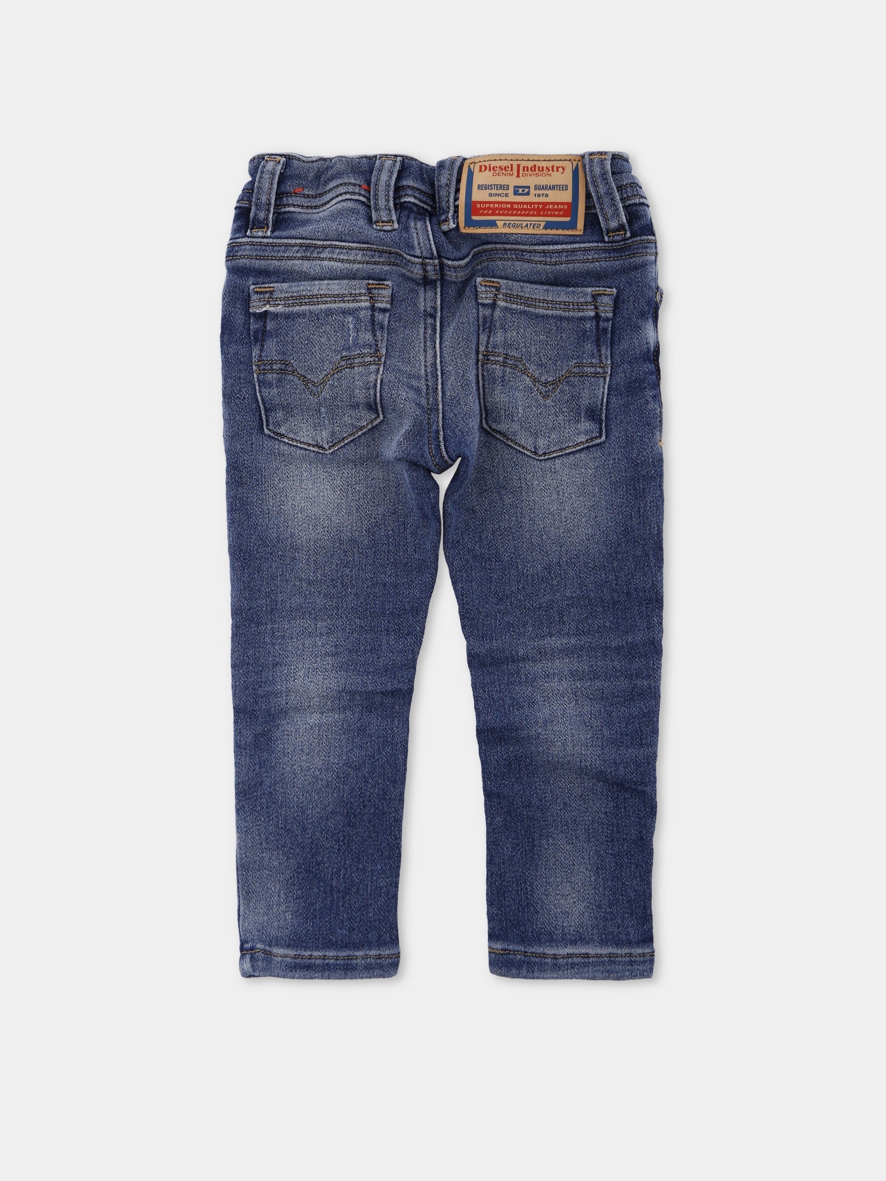 Jeans denim per neonato con logo,Diesel,K00309-KXBQF-K01