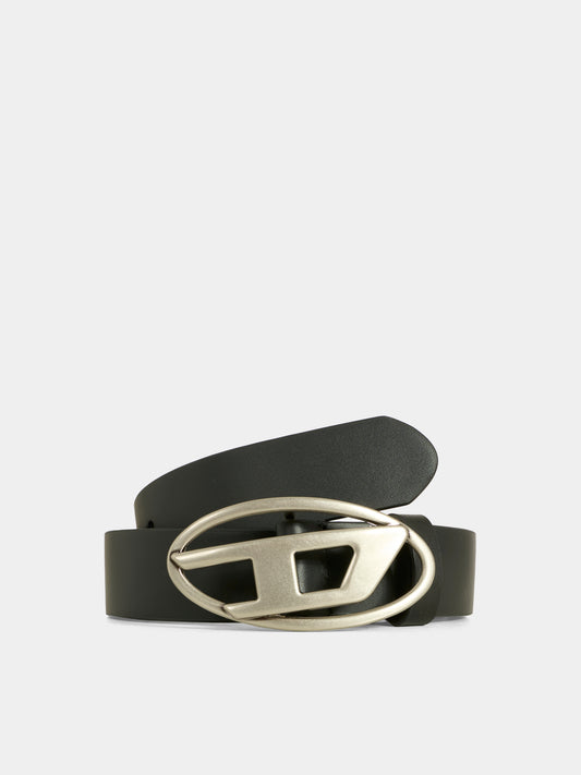 Cintura nera per bambini con logo,Diesel,J01226-KXBLR-K900