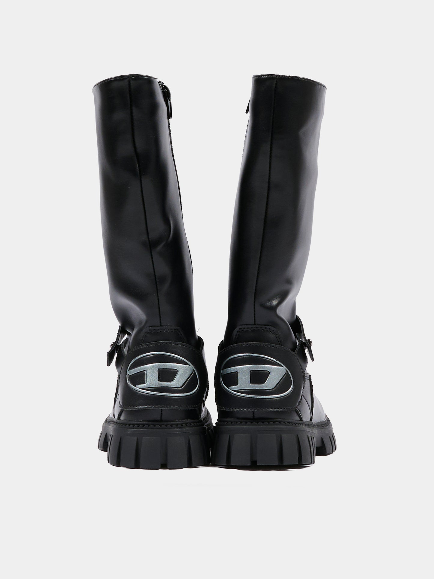 Stivali neri per bambina con logo,Diesel,BC1047-P1040-T8013