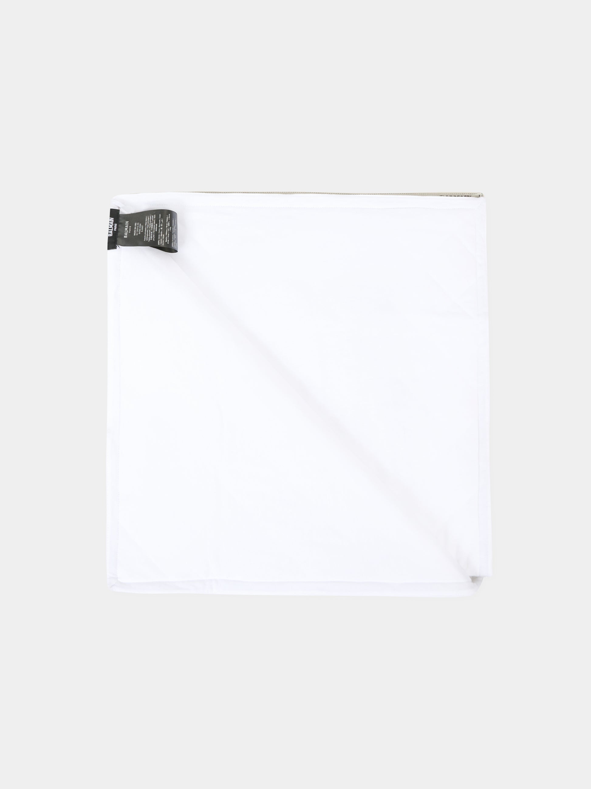Coperta bianca per neonati con logo,Balmain Kids,BX0560-Z3384 100
