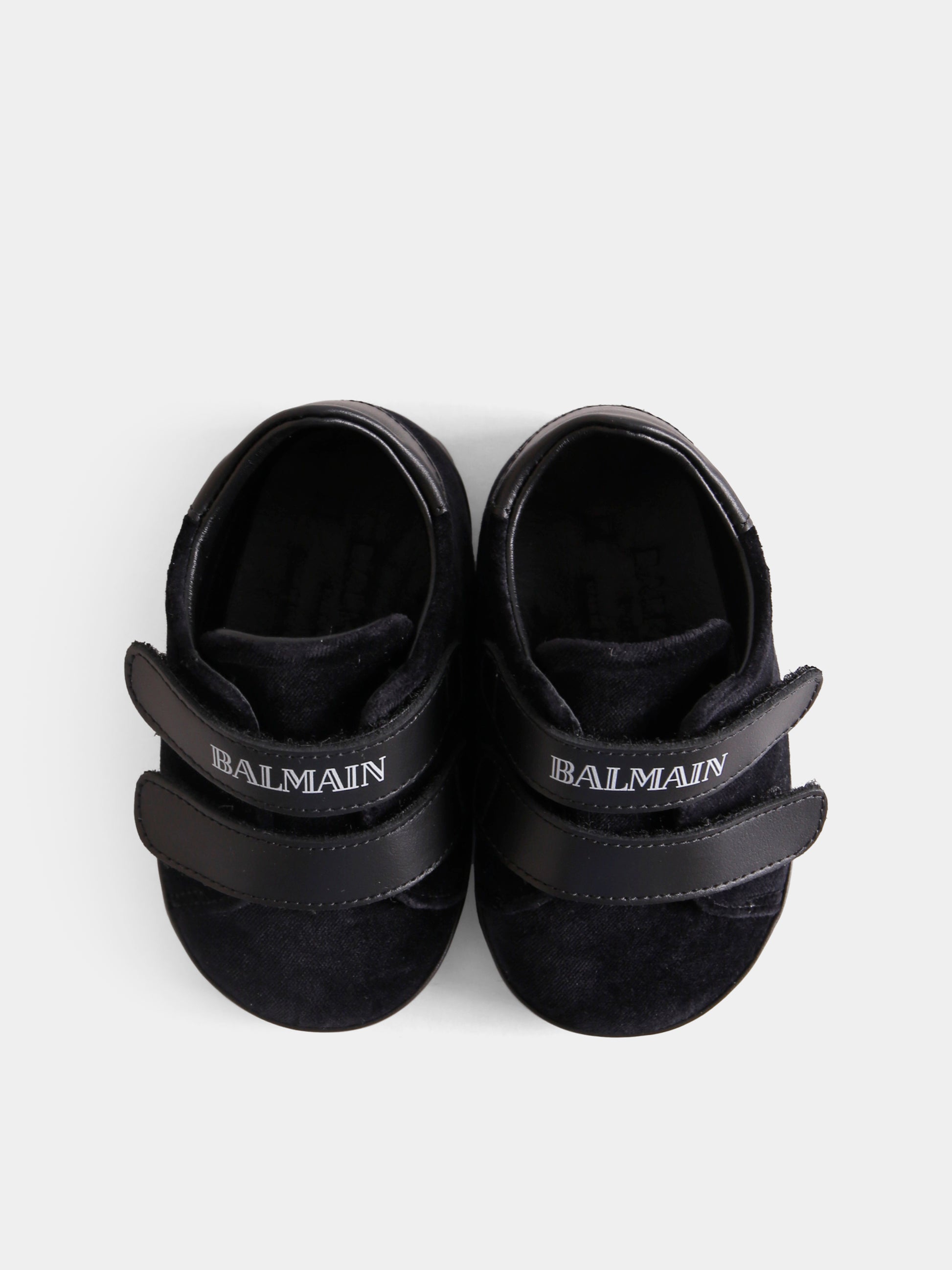 Sneakers nere per neonati con logo,Balmain Kids,BX0596-V0082 930BC