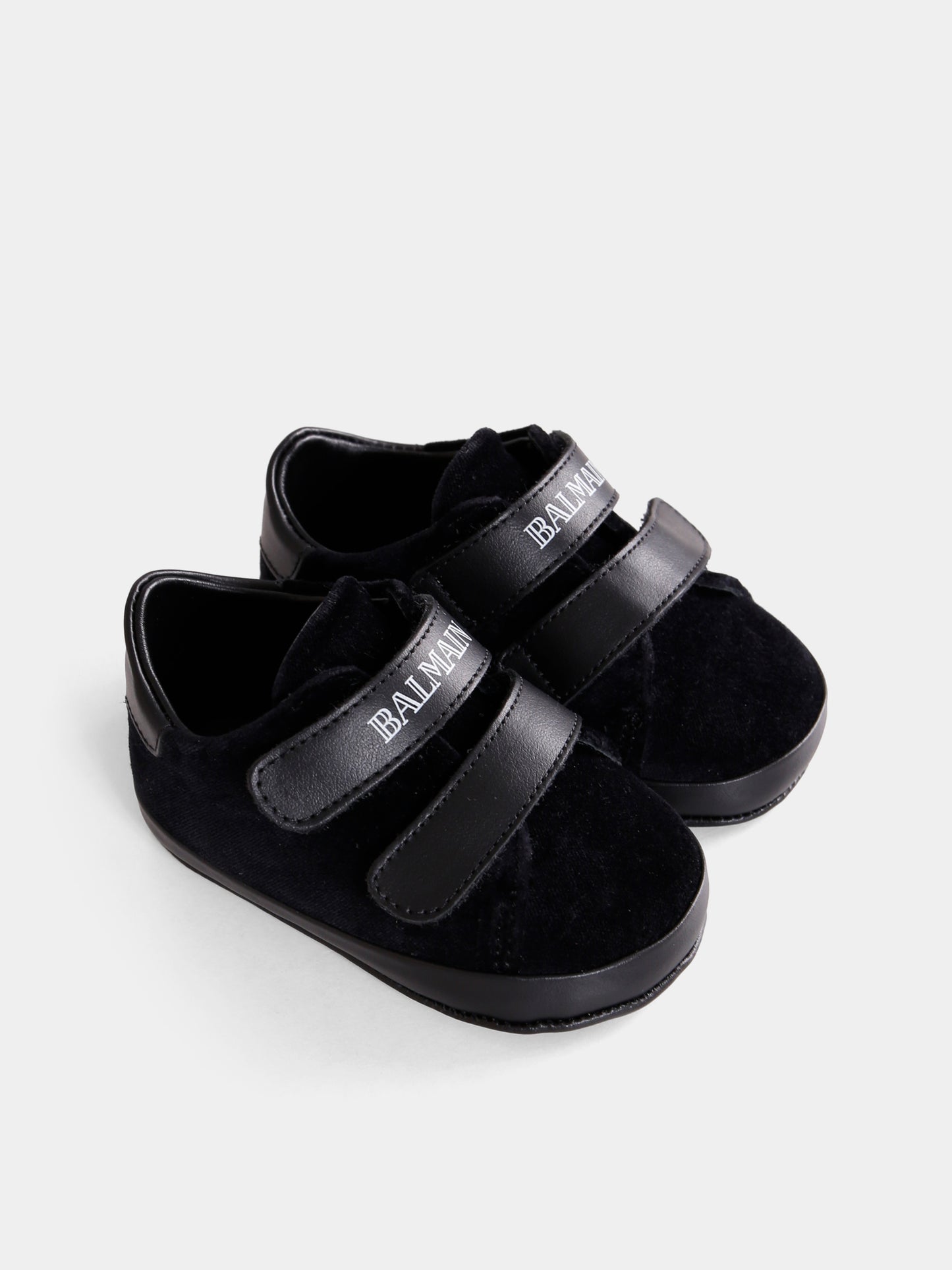 Sneakers nere per neonati con logo,Balmain Kids,BX0596-V0082 930BC