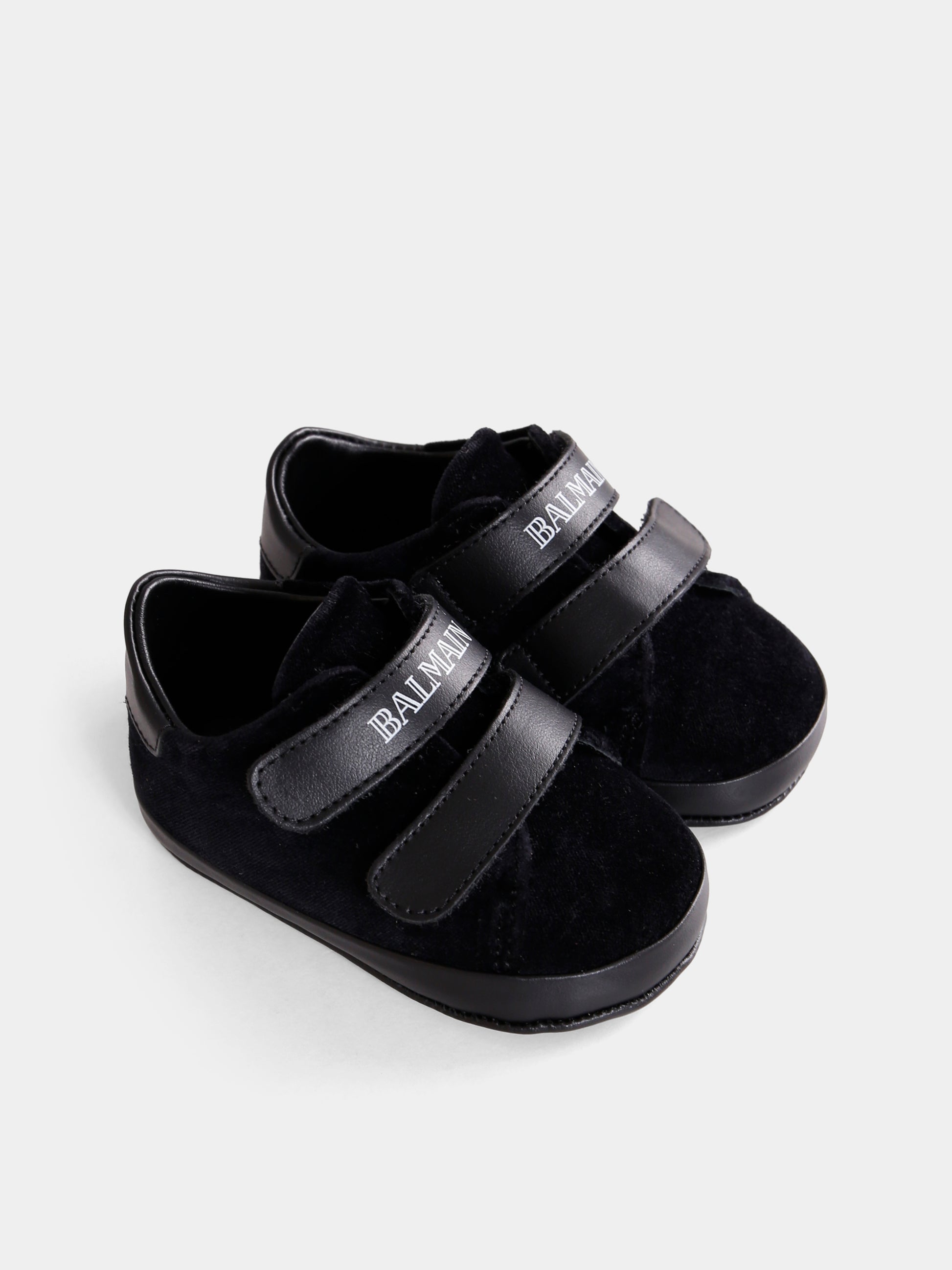 Sneakers nere per neonati con logo,Balmain Kids,BX0596-V0082 930BC
