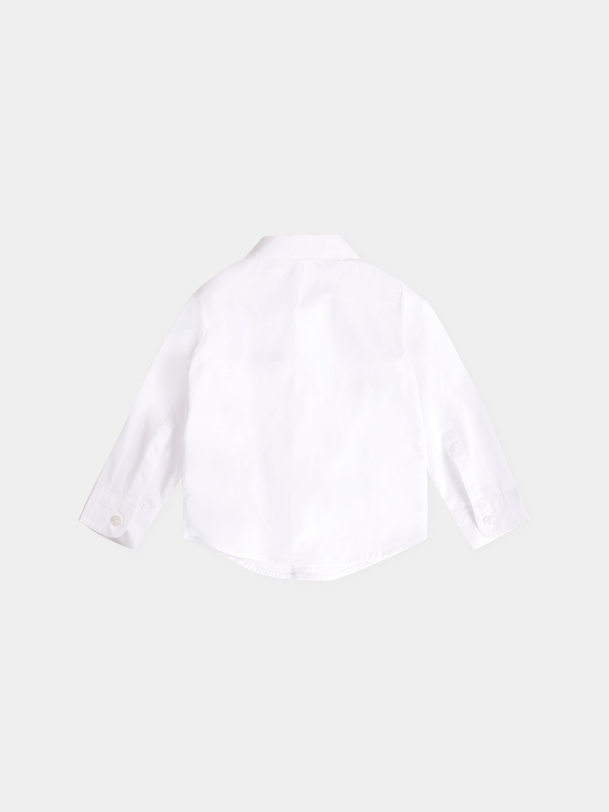 Camicia bianca per neonato con logo,Balmain Kids,BX5500-P0536 100NE