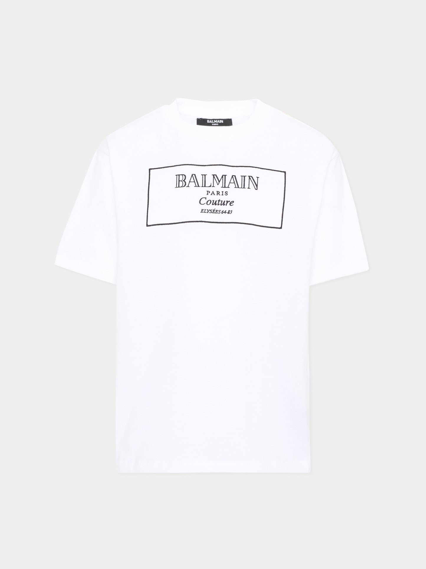 T-Shirt blanche pour enfants avec logo