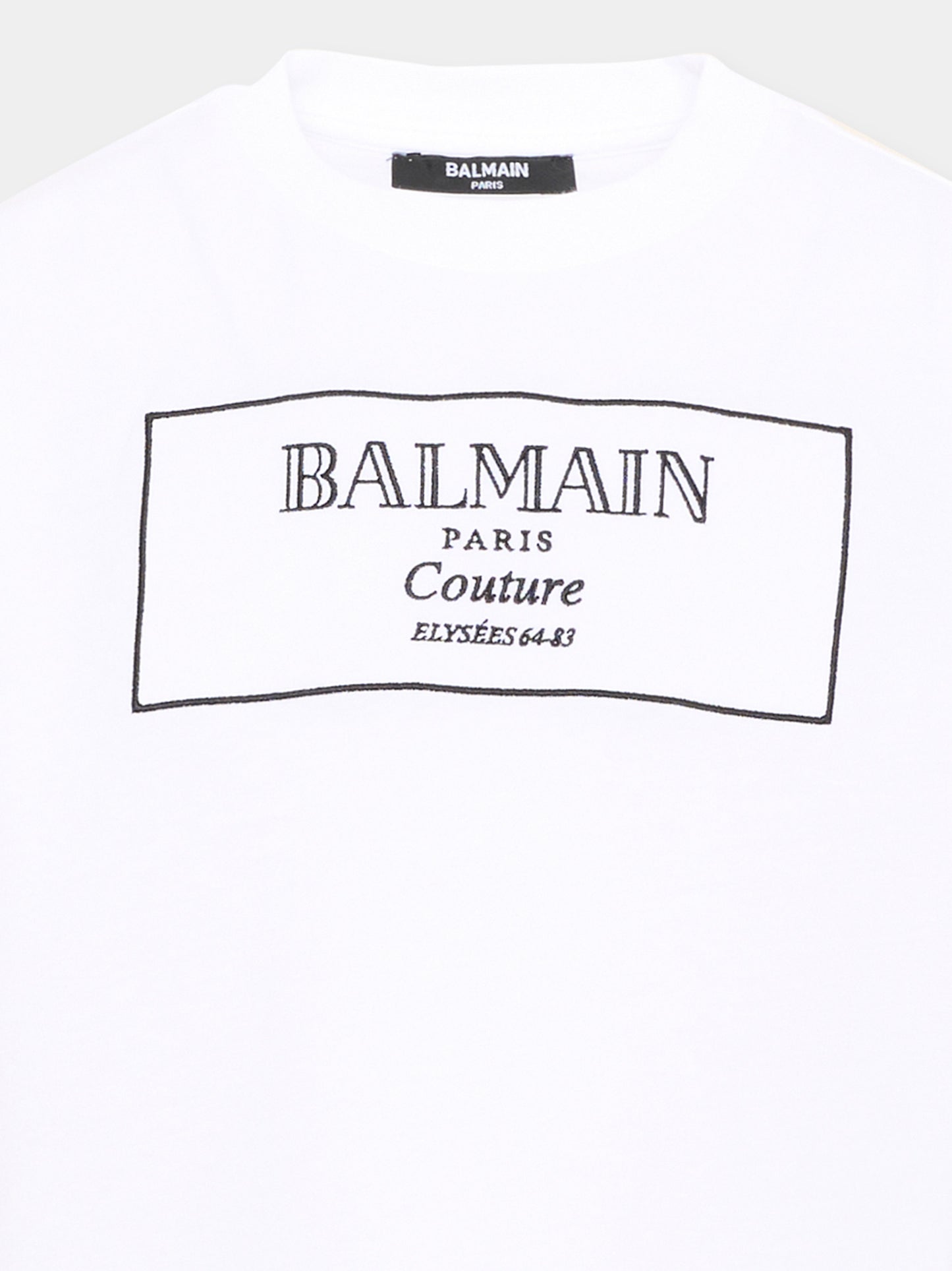 T-Shirt blanche pour enfants avec logo