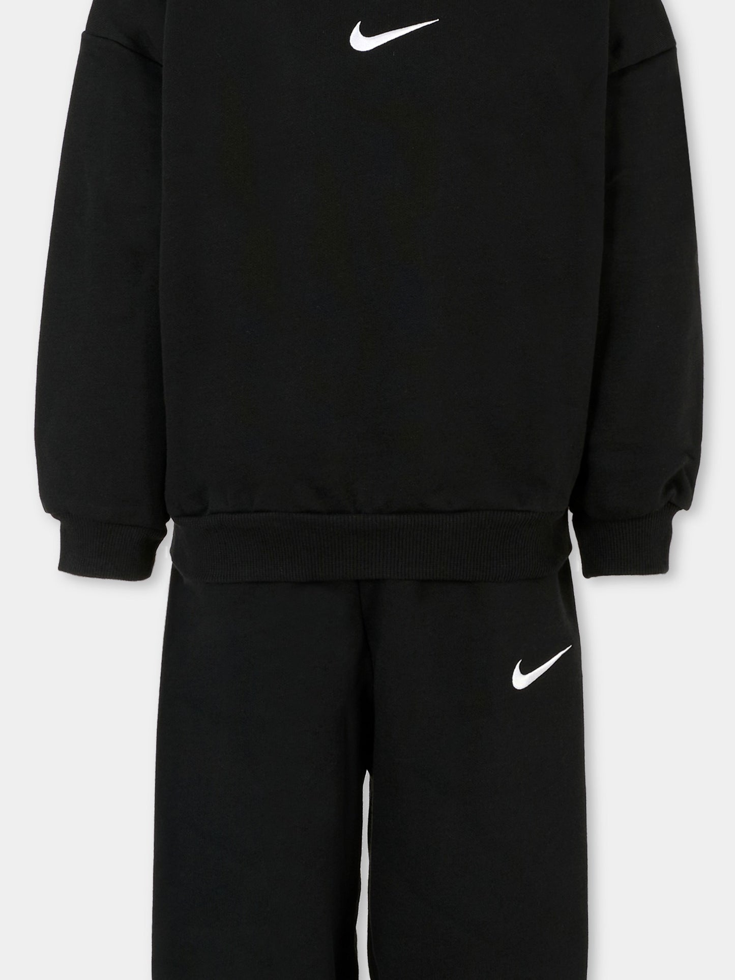 Completo nero per bambini con Swoosh bianco,Nike,86M188 023
